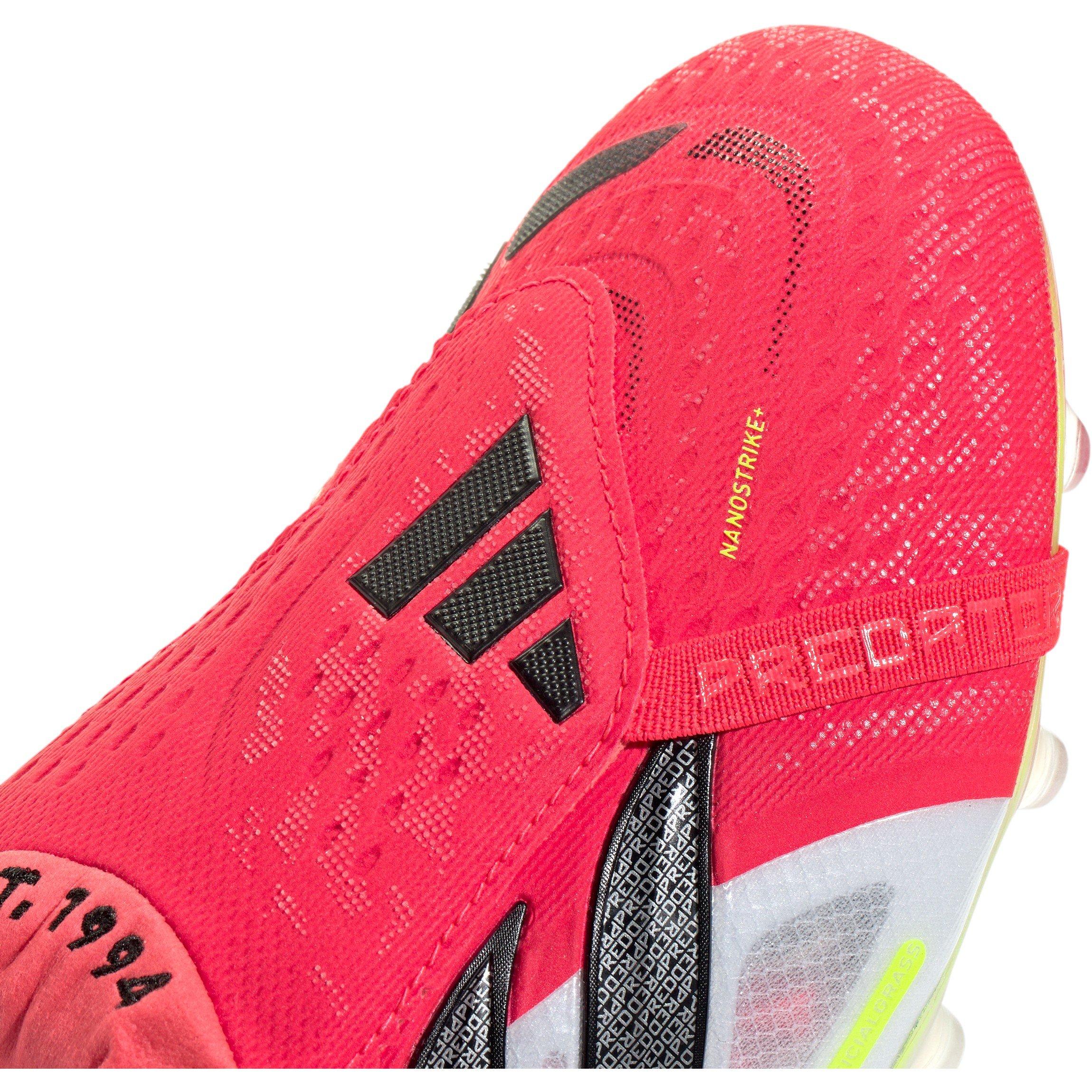 Red/Black/White - adidas - Mens adidas Predator Elite Fold Over Tongue Artificial Ground Football Boots - 7