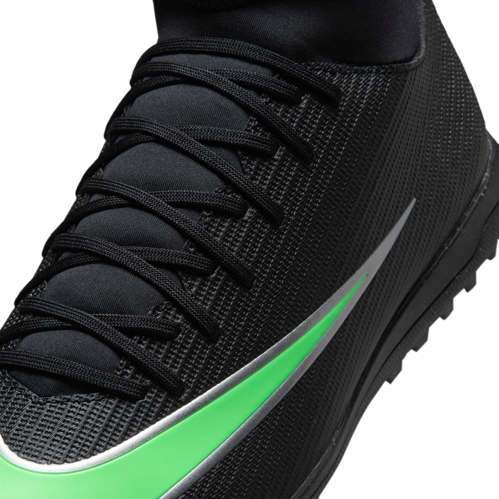 Black/Green - Nike - Men's Mercurial Club Slim Fit Astro Turf Football Boot - 7