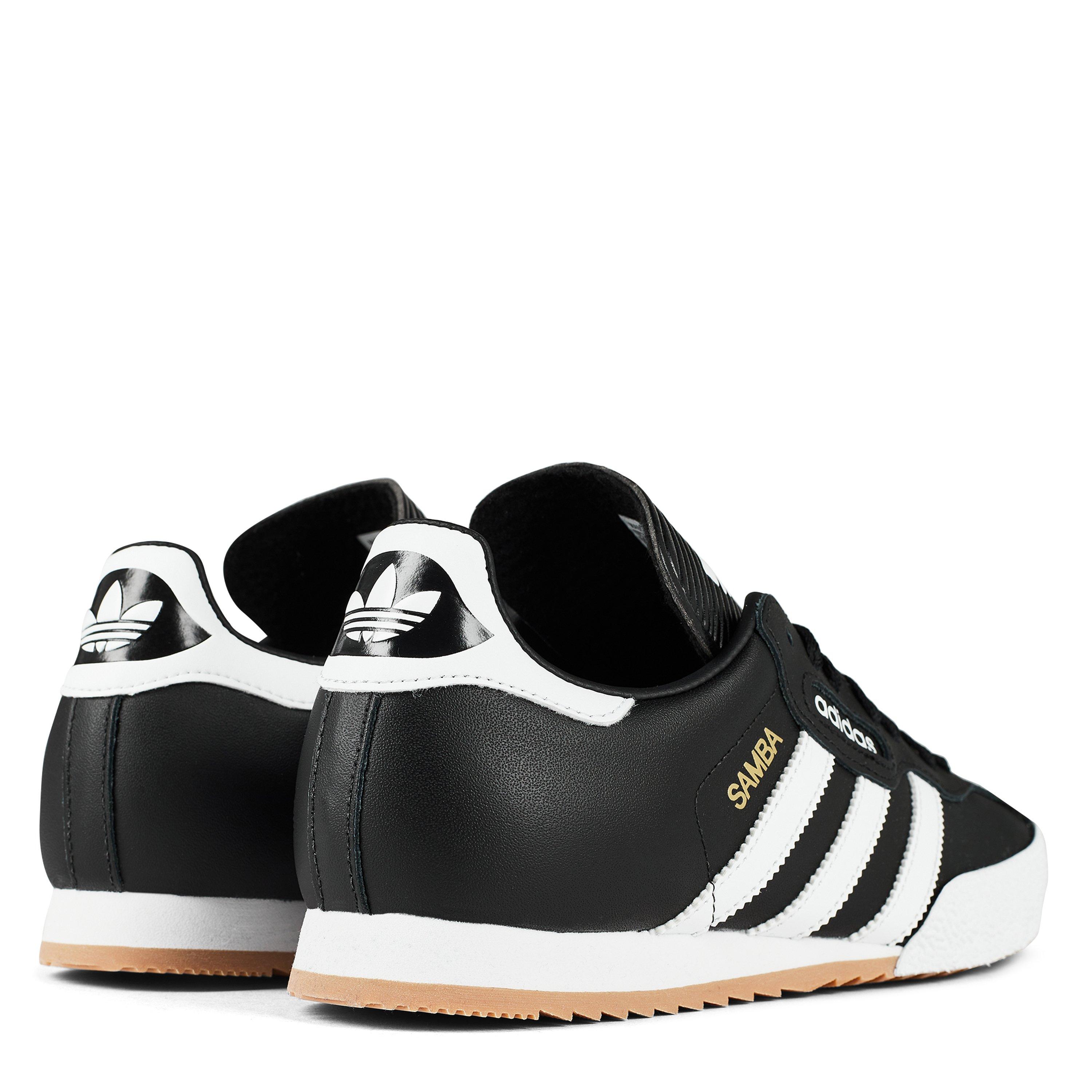 Black/White - adidas - Samba Super Mens Trainers - 4