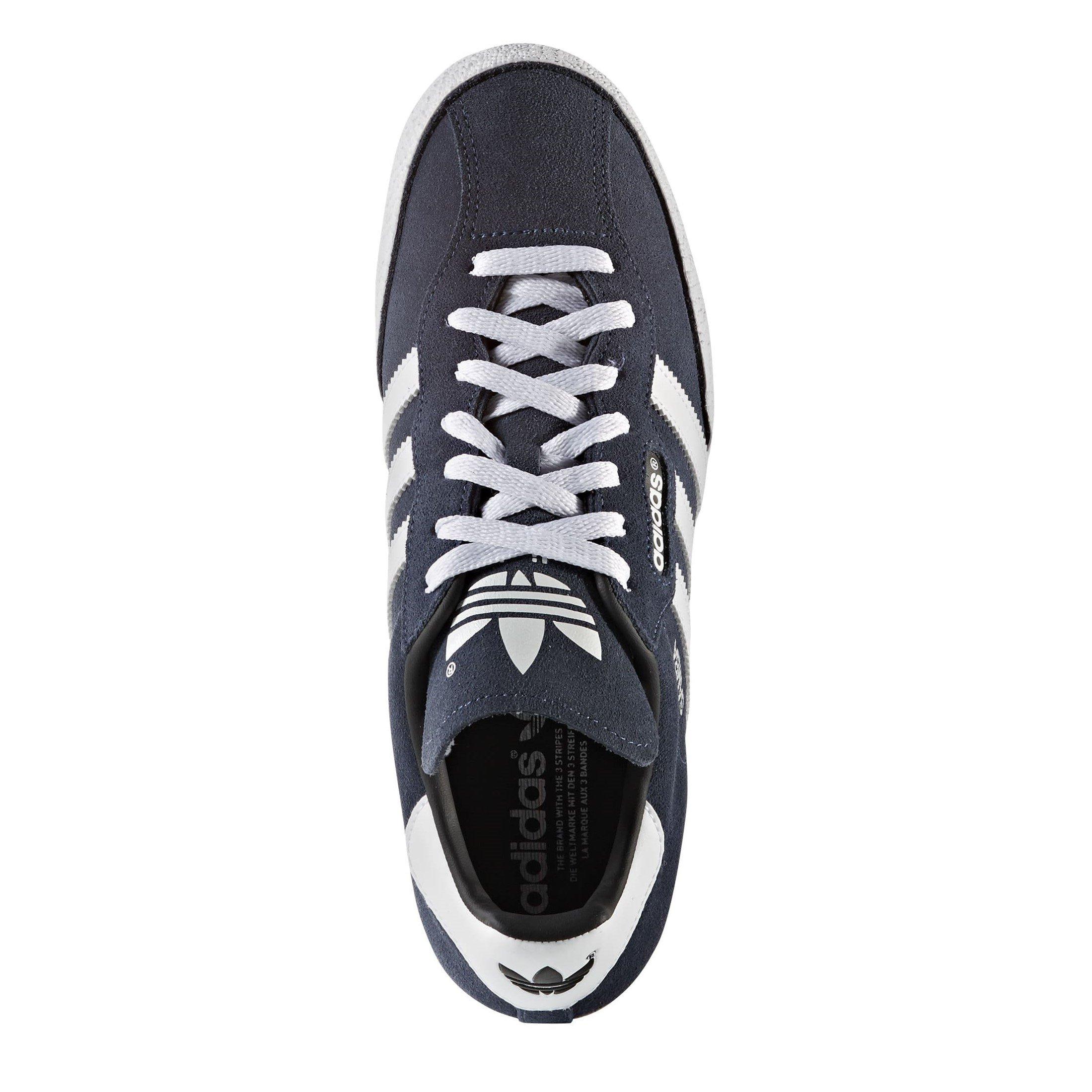 Marineblau/Weiß - adidas - Originals Samba Suede Trainers Mens - 3