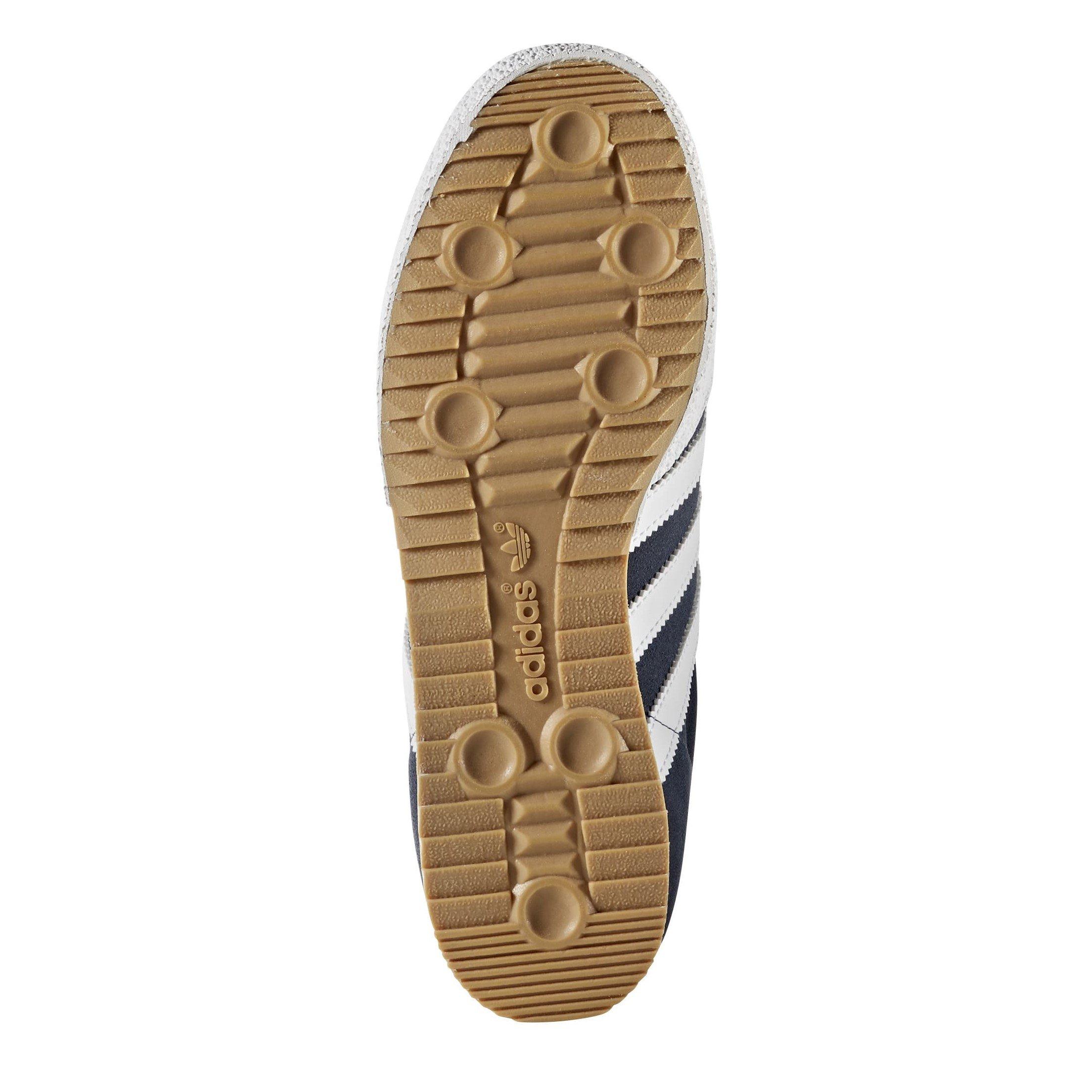 Marineblau/Weiß - adidas - Originals Samba Suede Trainers Mens - 4