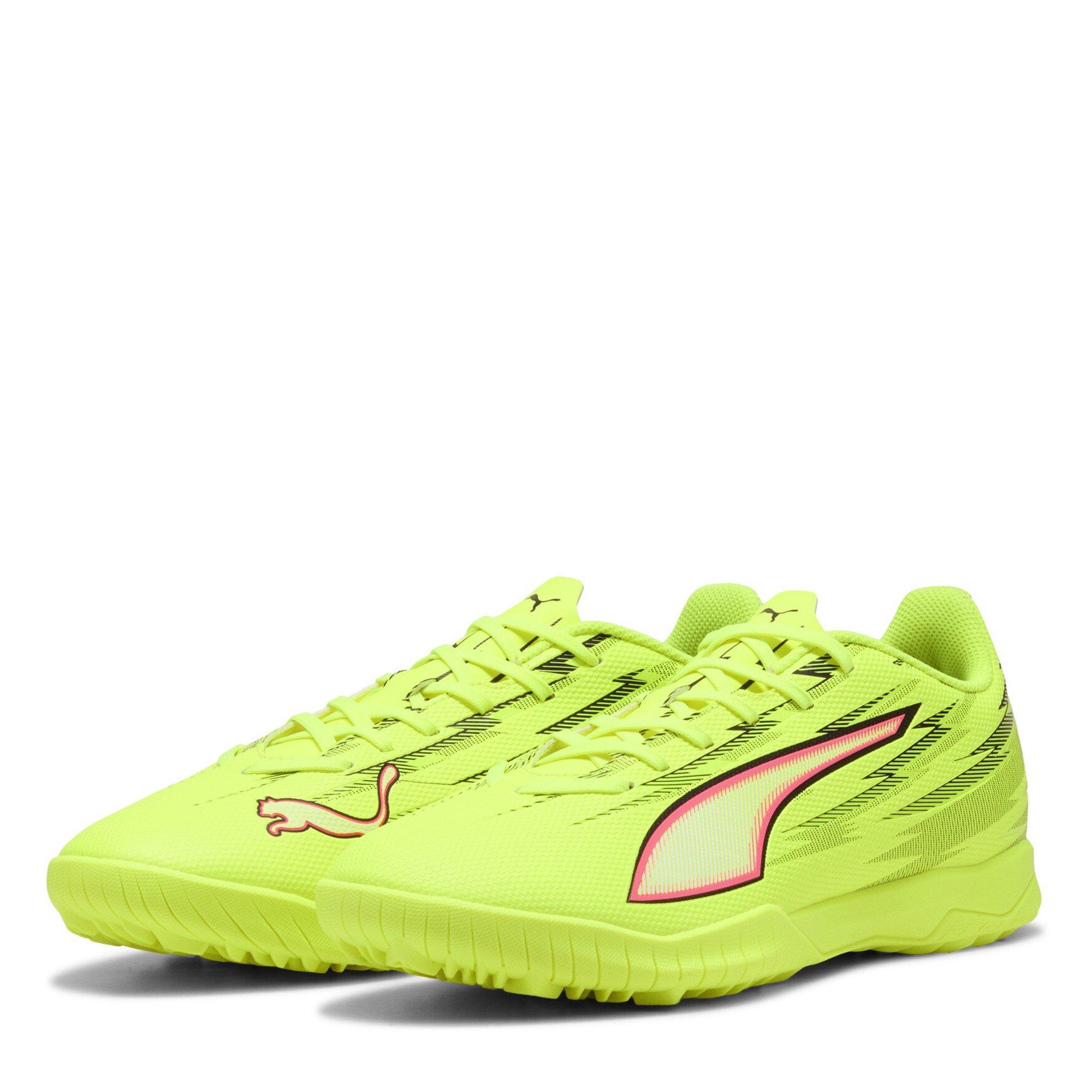 Puma Men's Ultra 5 Play Astro Turf Football Boots - Yellow/Black - 7 (40.5)