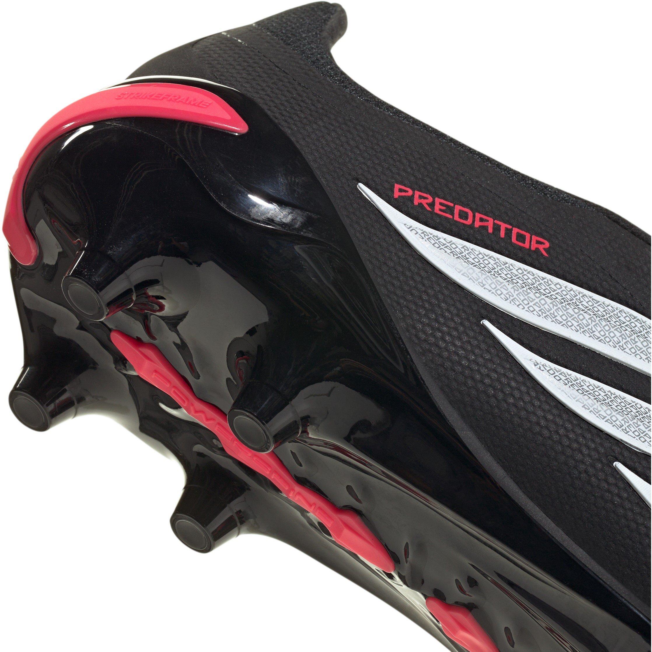 Black/White/Red - adidas - Mens adidas Predator Fold-Over Tongue League Astro Turf Football Boots - 7