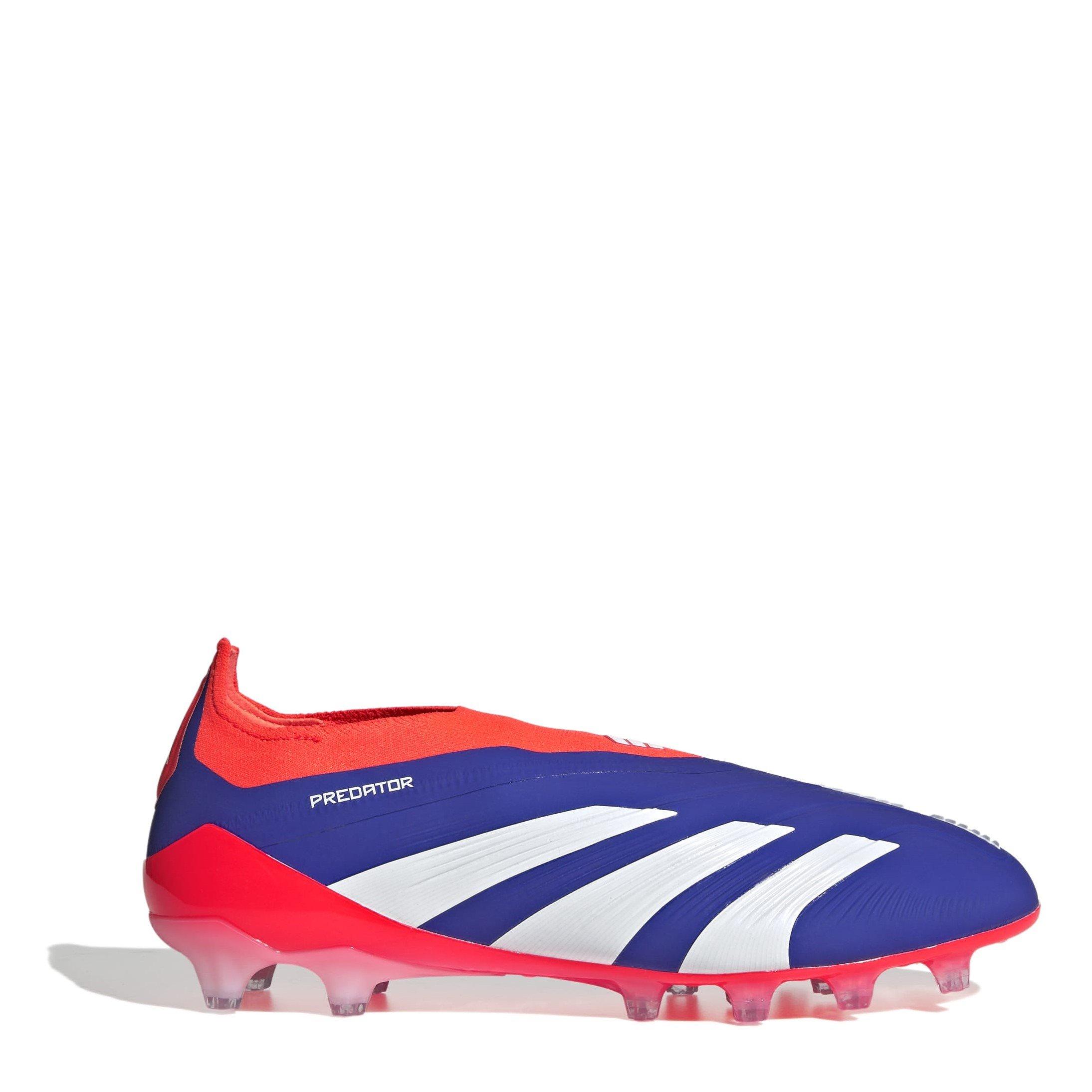 Lucid Blue - adidas - Predator Elite Laceless Adults Artificial Grass Football Boots - 1