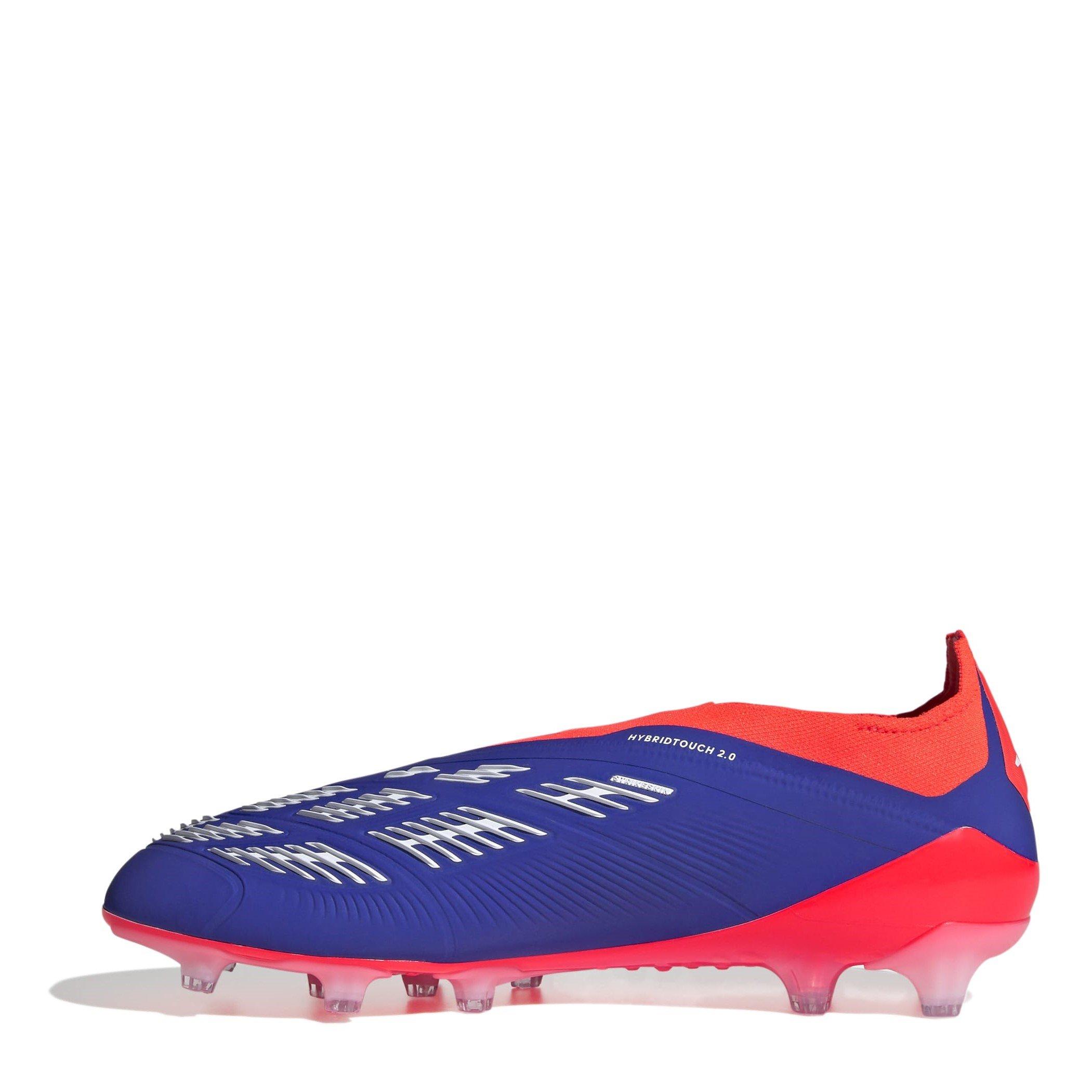 Lucid Blue - adidas - Predator Elite Laceless Adults Artificial Grass Football Boots - 2