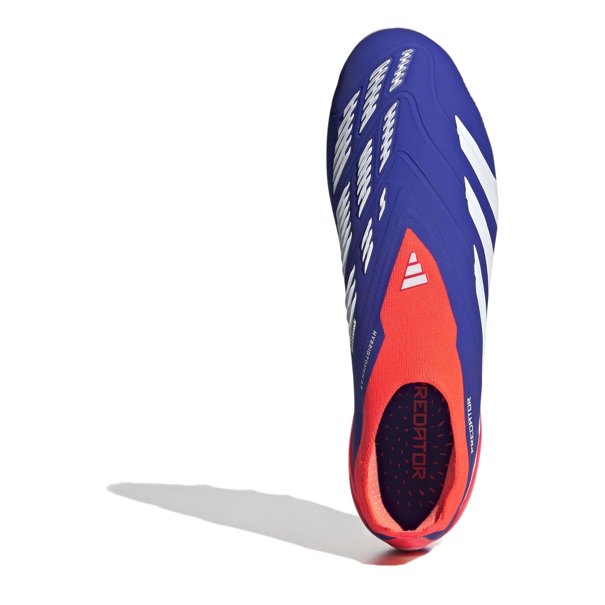 Lucid Blue - adidas - Predator Elite Laceless Adults Artificial Grass Football Boots - 5