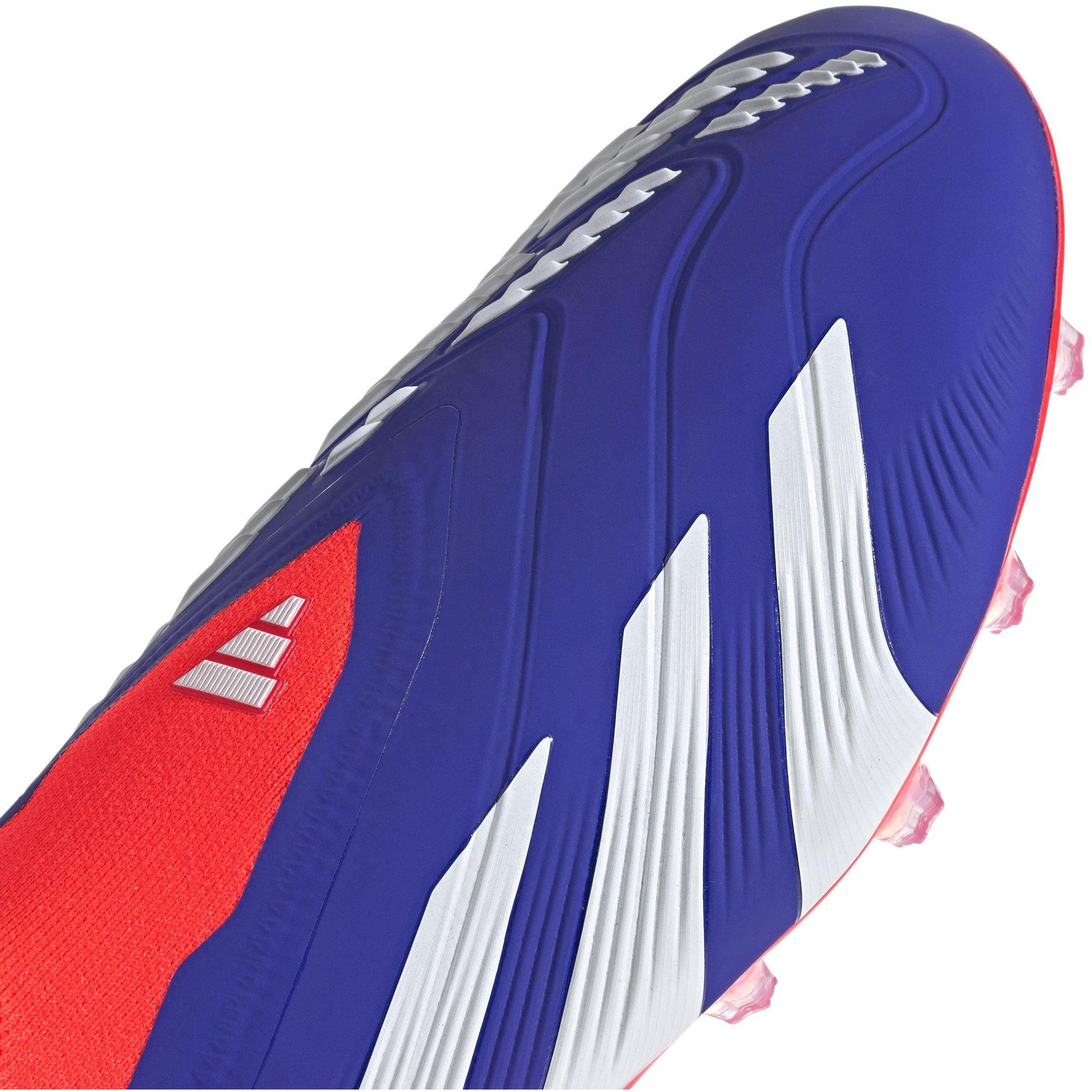 Lucid Blue - adidas - Predator Elite Laceless Adults Artificial Grass Football Boots - 8