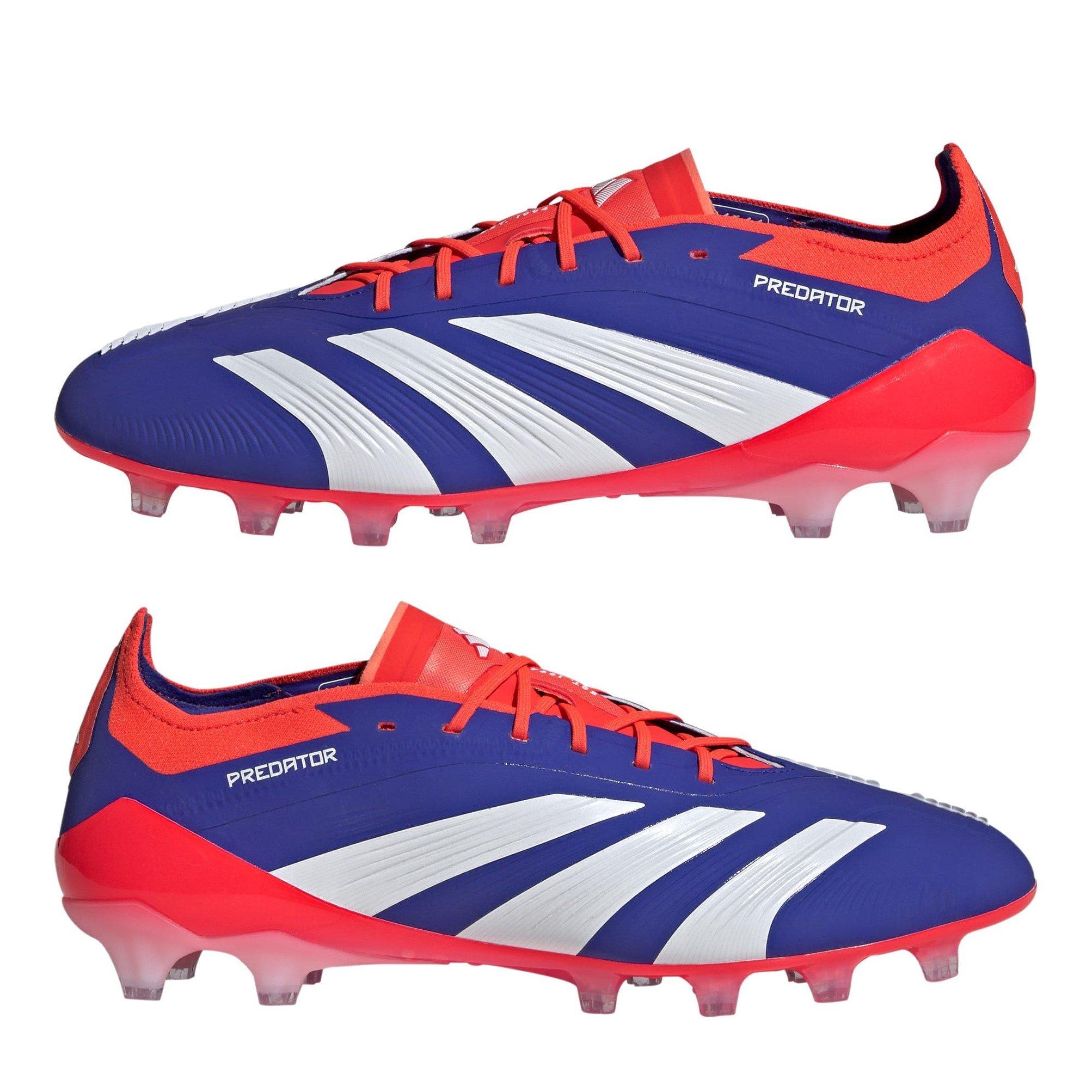 Lucid Blue - adidas - Predator Elite Adults Artificial Grass Football Boots - 9