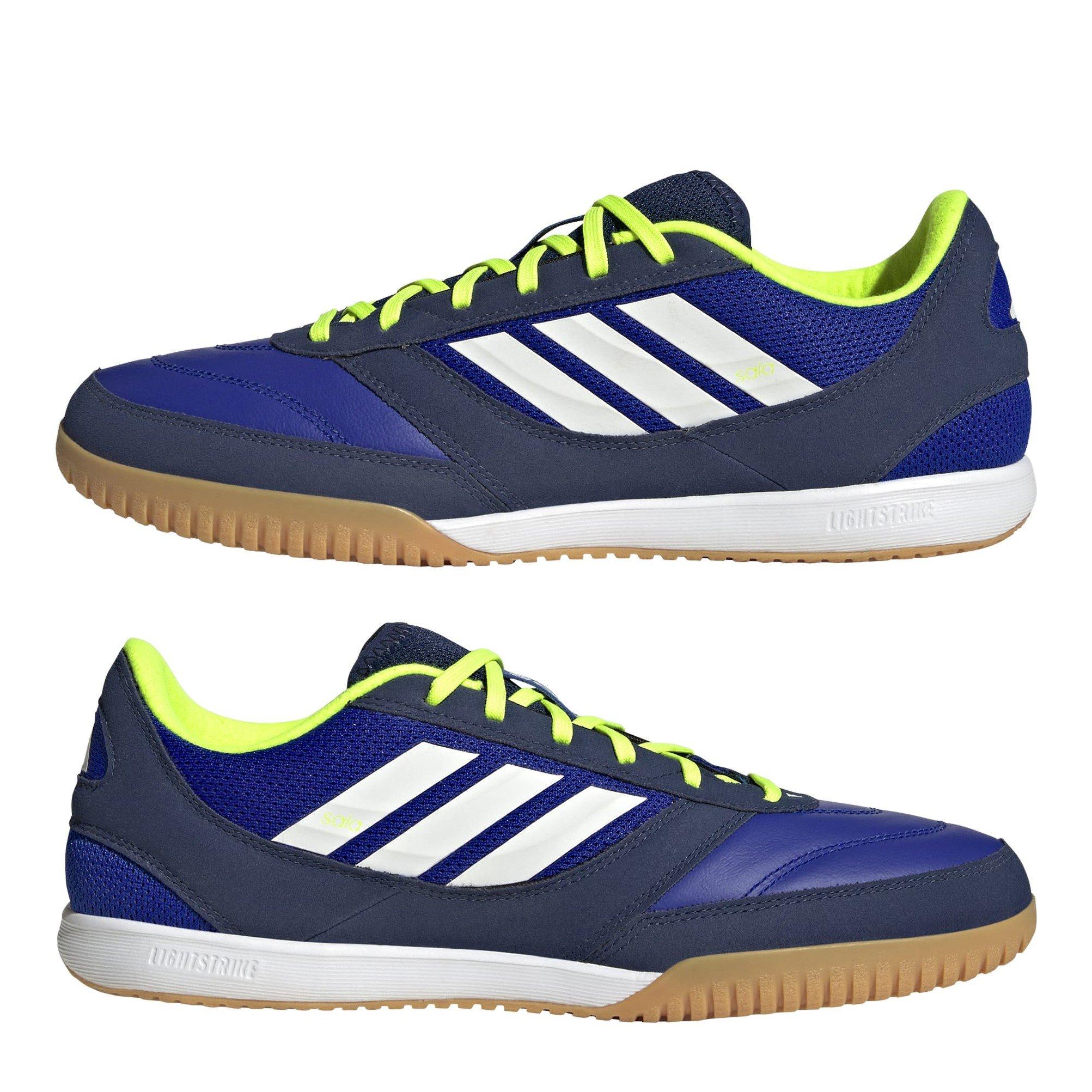 Blue/Wht/Lemon - adidas - Top Sala Indoor Football Boot - 8