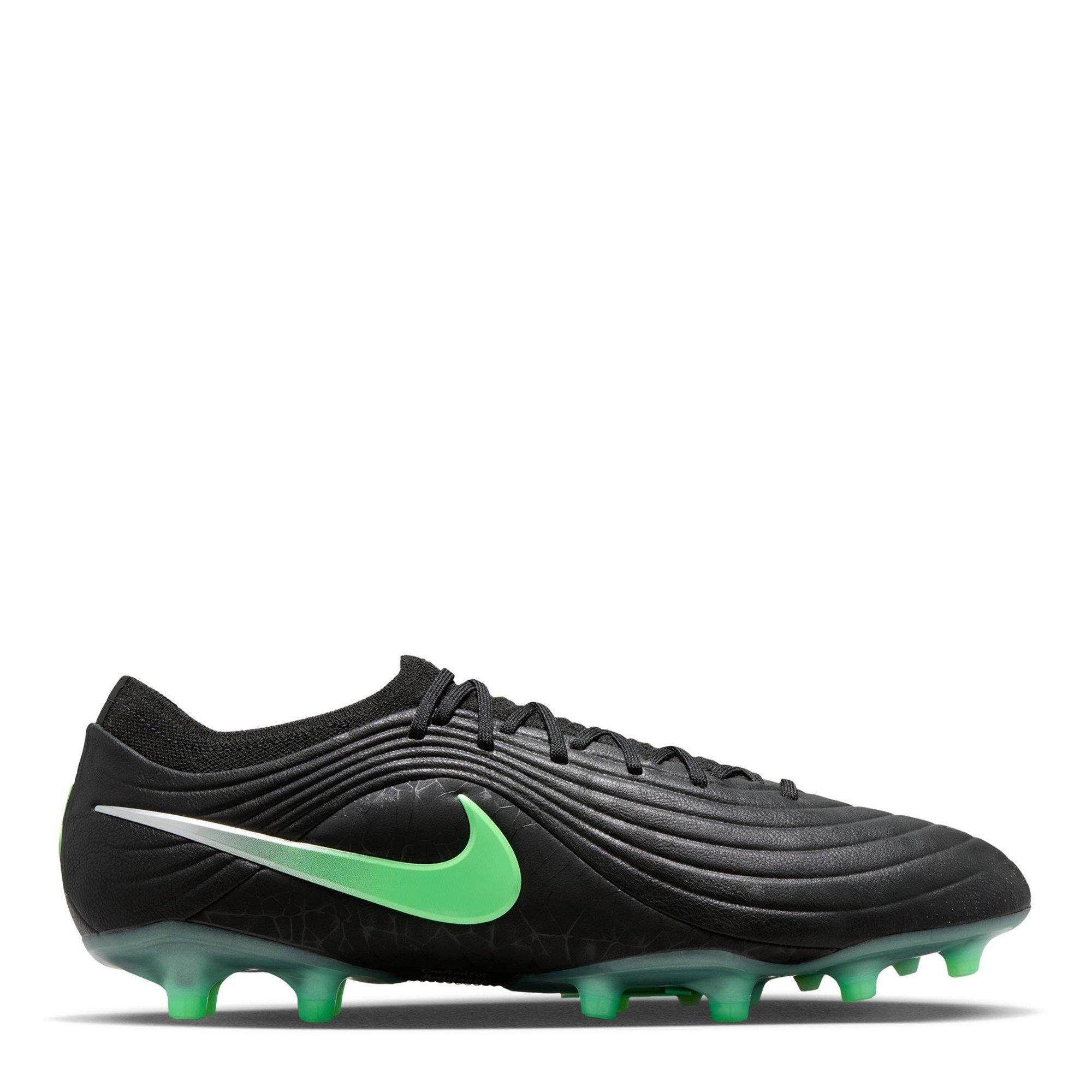 Nike Men's Tiempo Maestro Elite Artificial Ground Football Boots - Black/Green - 8 (42.5)