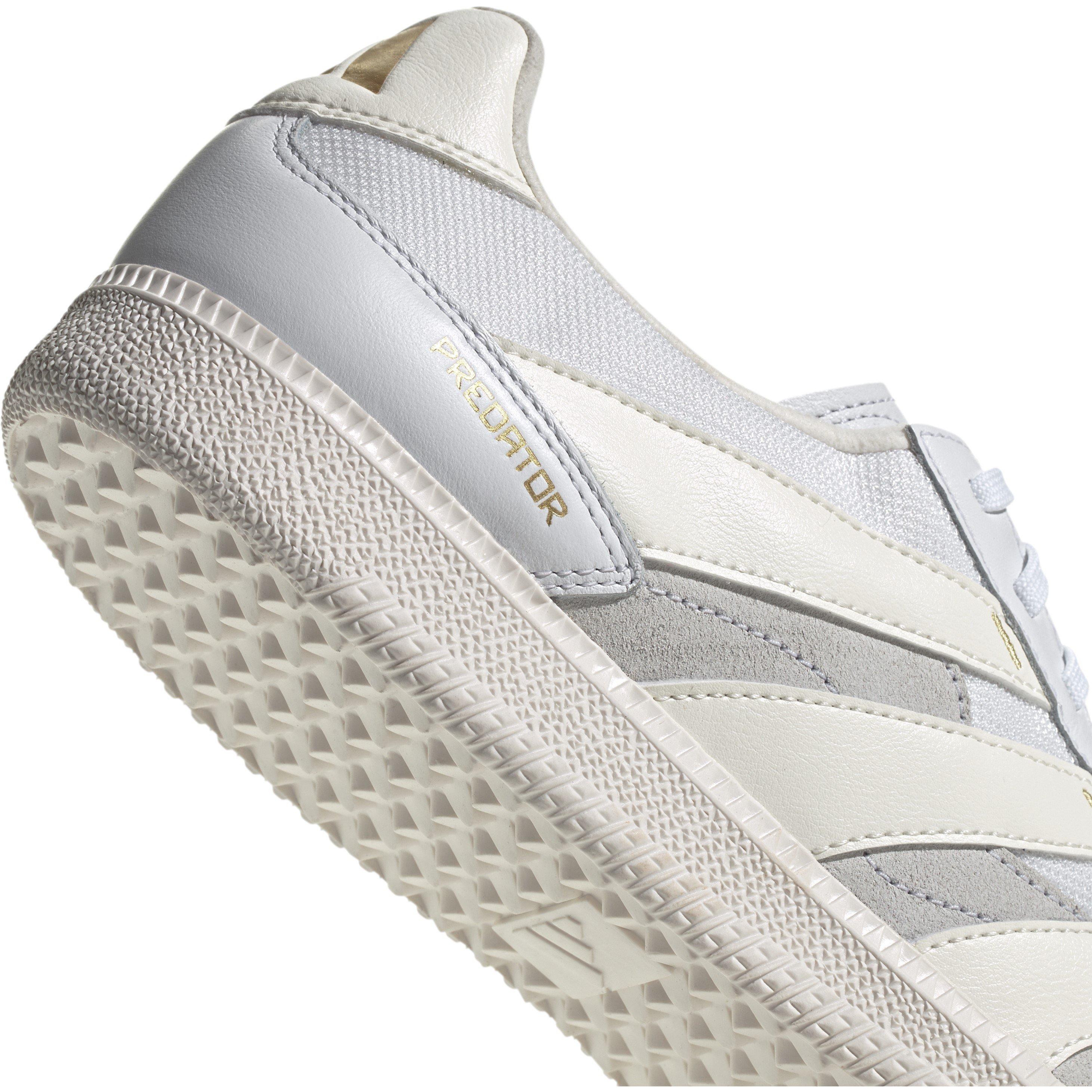 Bianco/Bianco Sporco - adidas - Adults Predator Freestyle Indoor Football Boots - 10