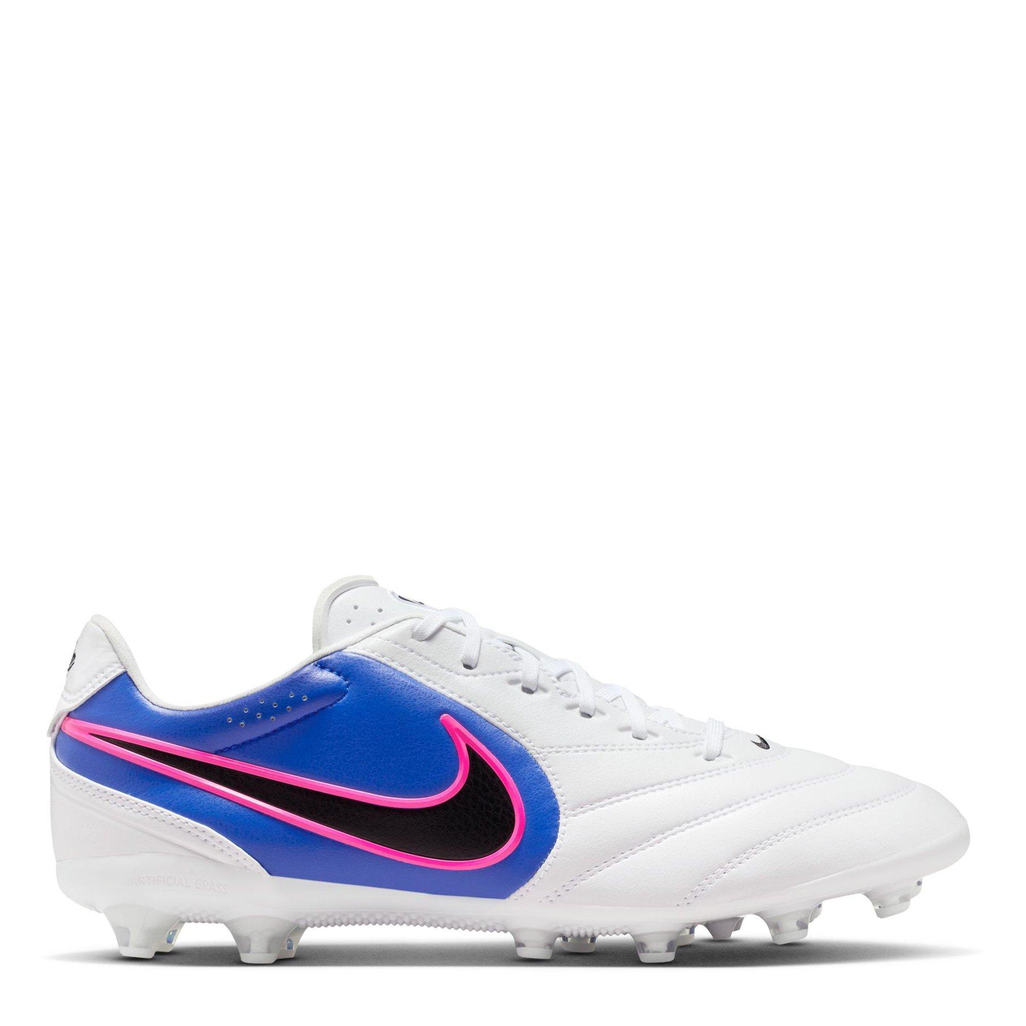 Blauw/Wit/Roze - Nike - Mens Nike Tiempo Ligera Artificial Ground Football Boots - 1