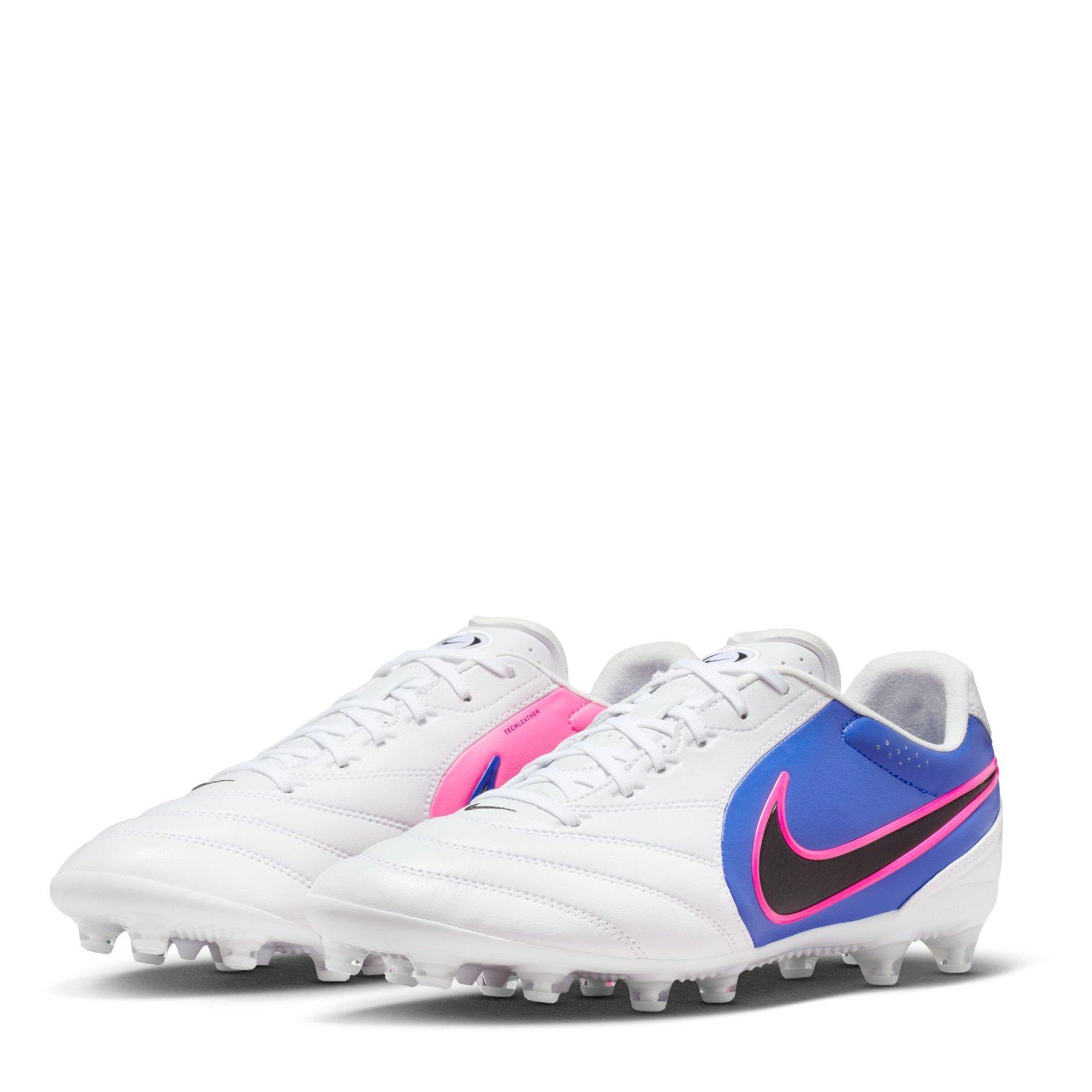 Blue/Wht/Pink - Nike - Mens Nike Tiempo Ligera Artificial Ground Football Boots - 4
