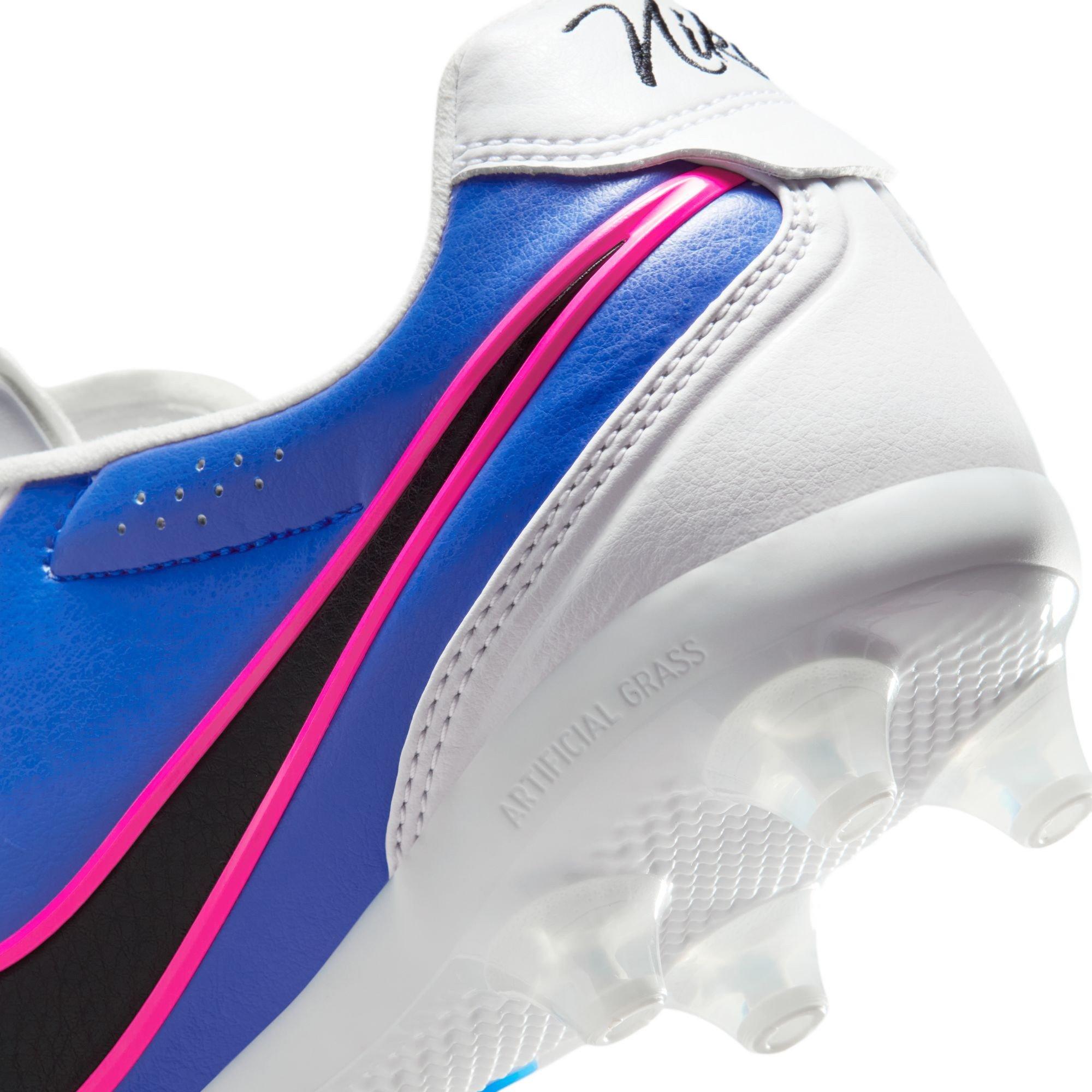 Blue/Wht/Pink - Nike - Mens Nike Tiempo Ligera Artificial Ground Football Boots - 8