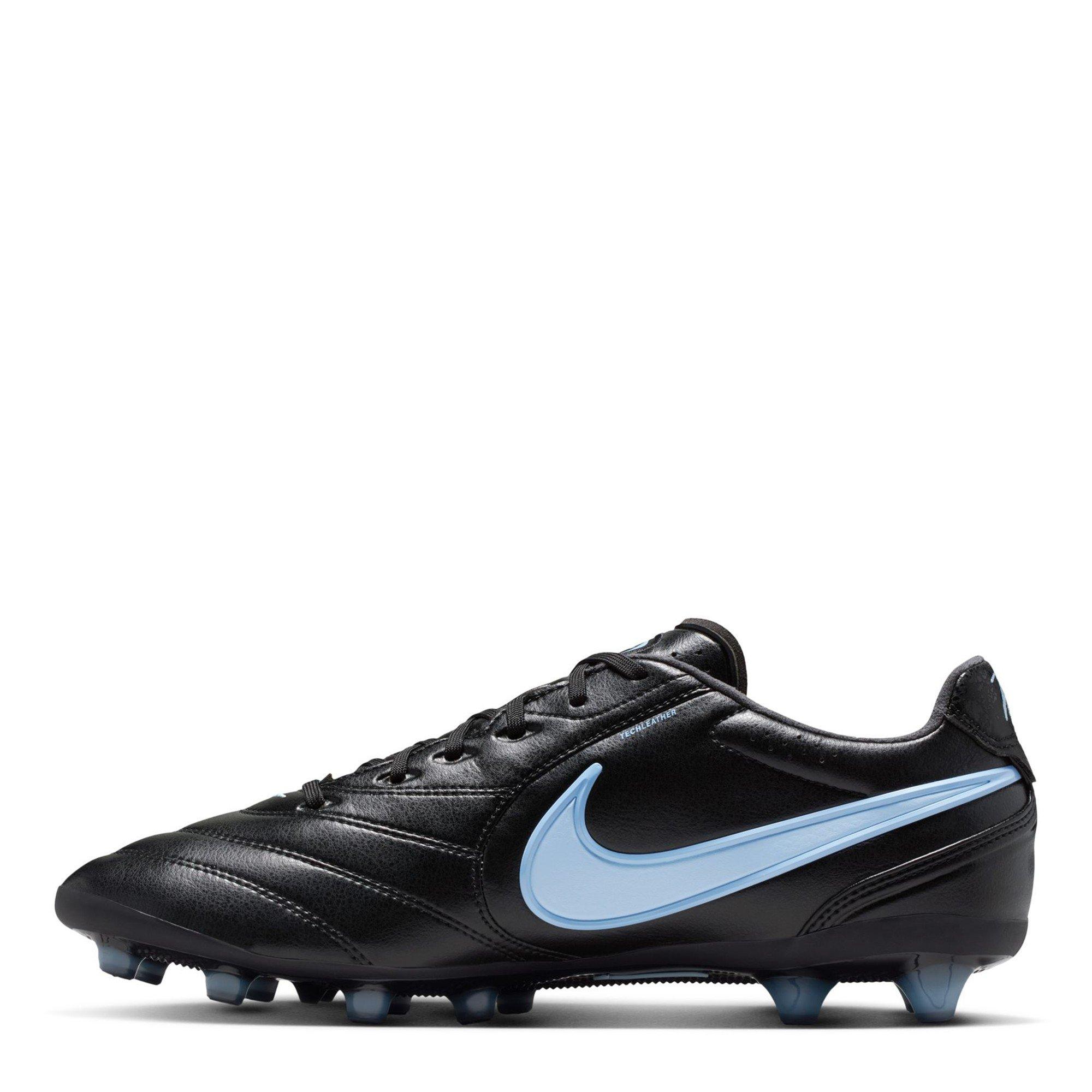 Zwart/Blauw - Nike - Mens Nike Tiempo Ligera Astro Turf Football Boots - 2