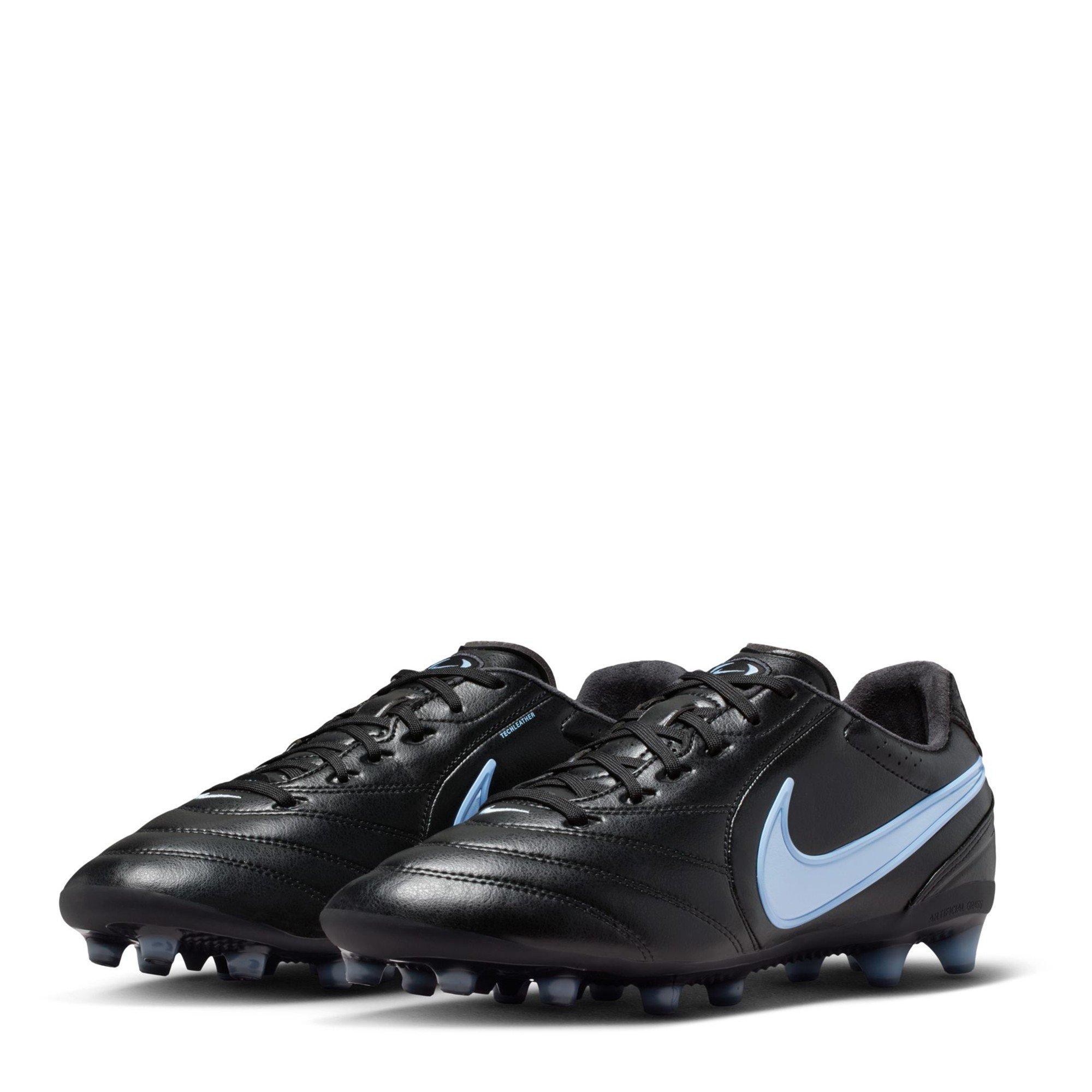 Zwart/Blauw - Nike - Mens Nike Tiempo Ligera Astro Turf Football Boots - 4