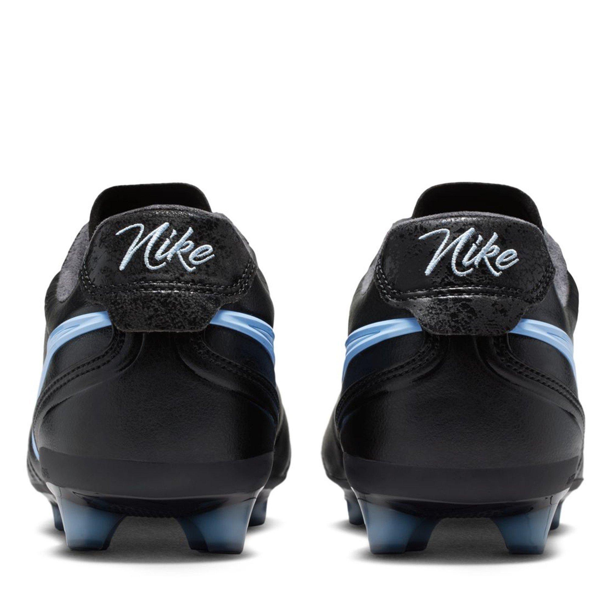 Zwart/Blauw - Nike - Mens Nike Tiempo Ligera Astro Turf Football Boots - 5