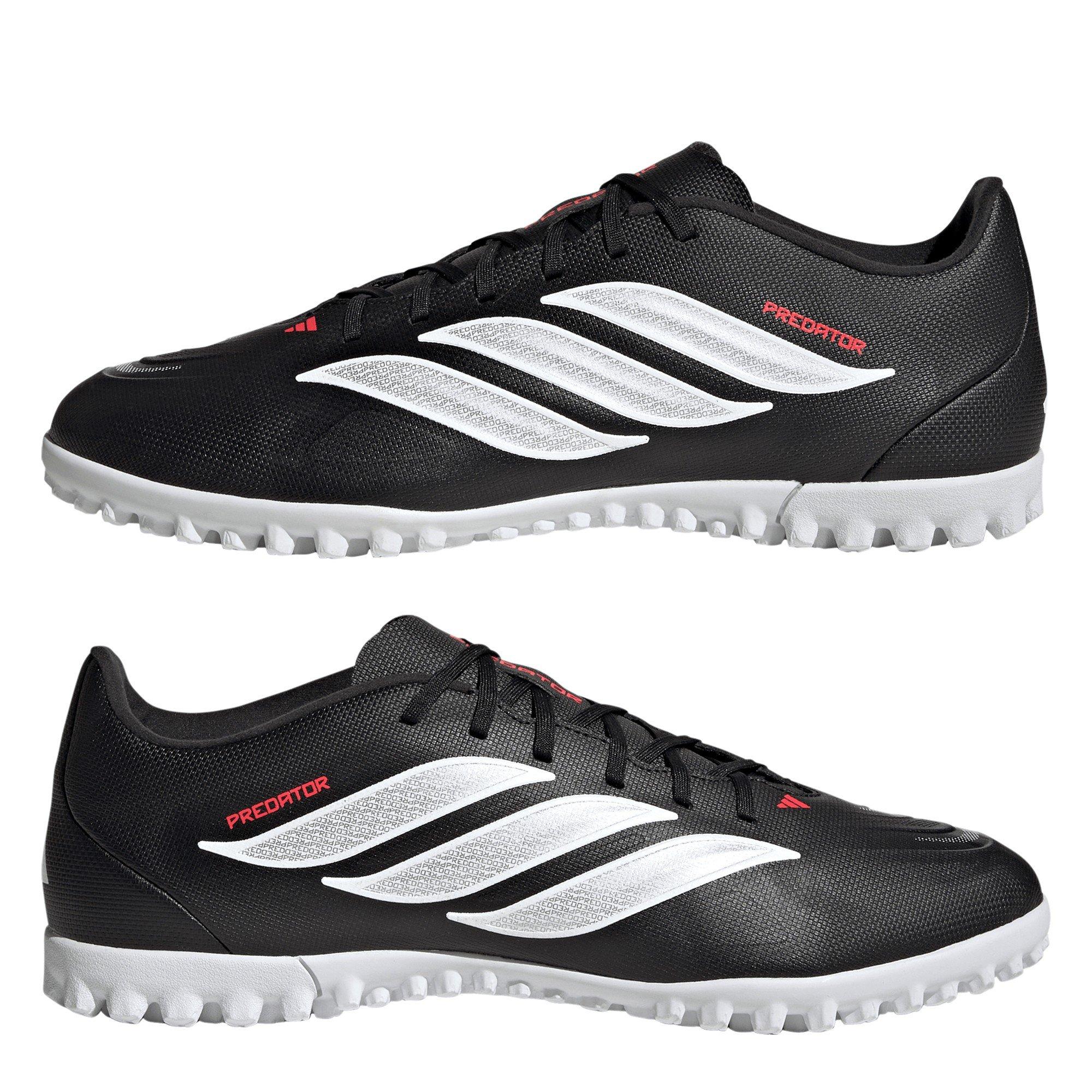 Black/Red - adidas - Men's Predator Club Astro Turf Football Boots - 9