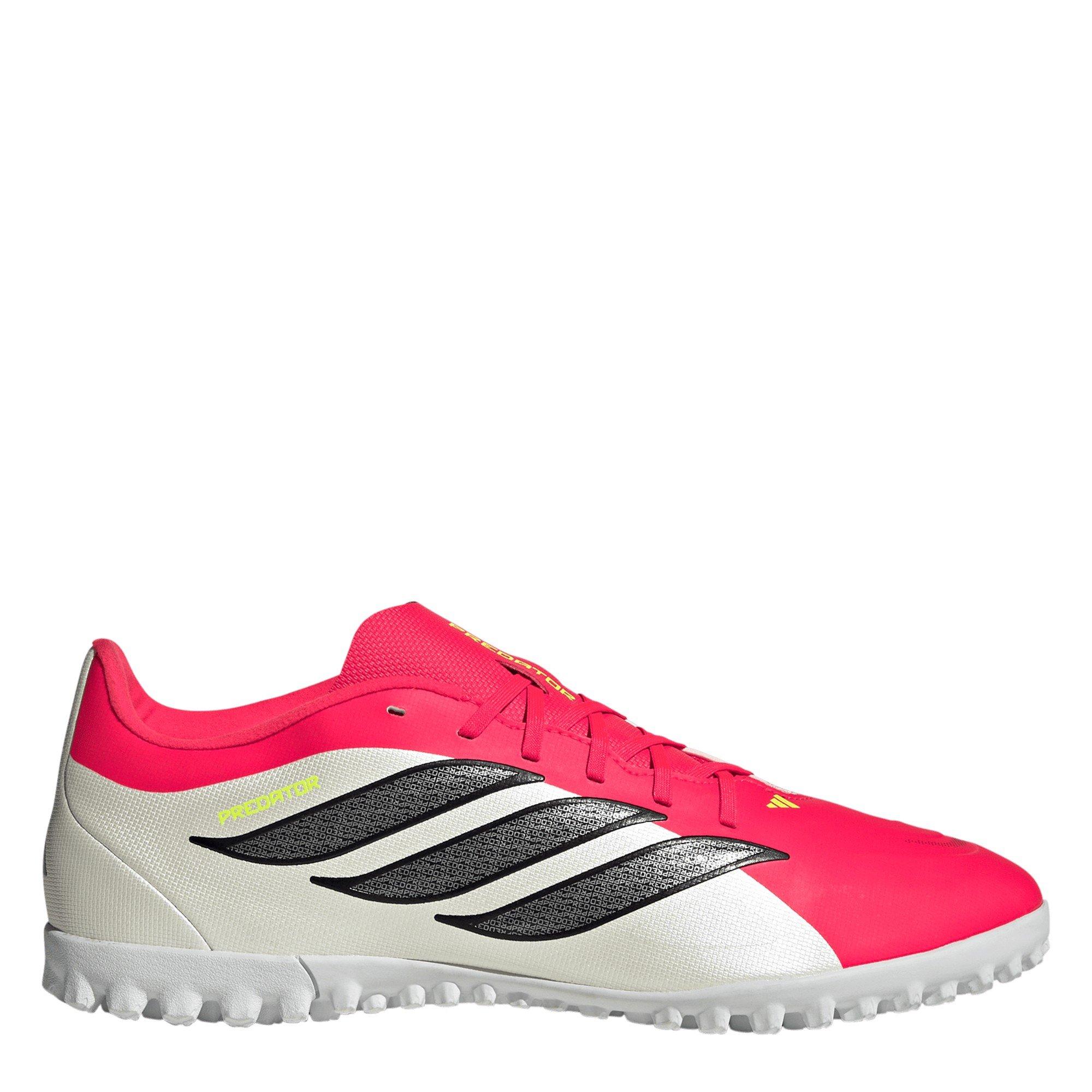 Adidas Men's Red/Blk/White Pator Club Astro Turf Football Boots - 10.5(45.3) - Image 4