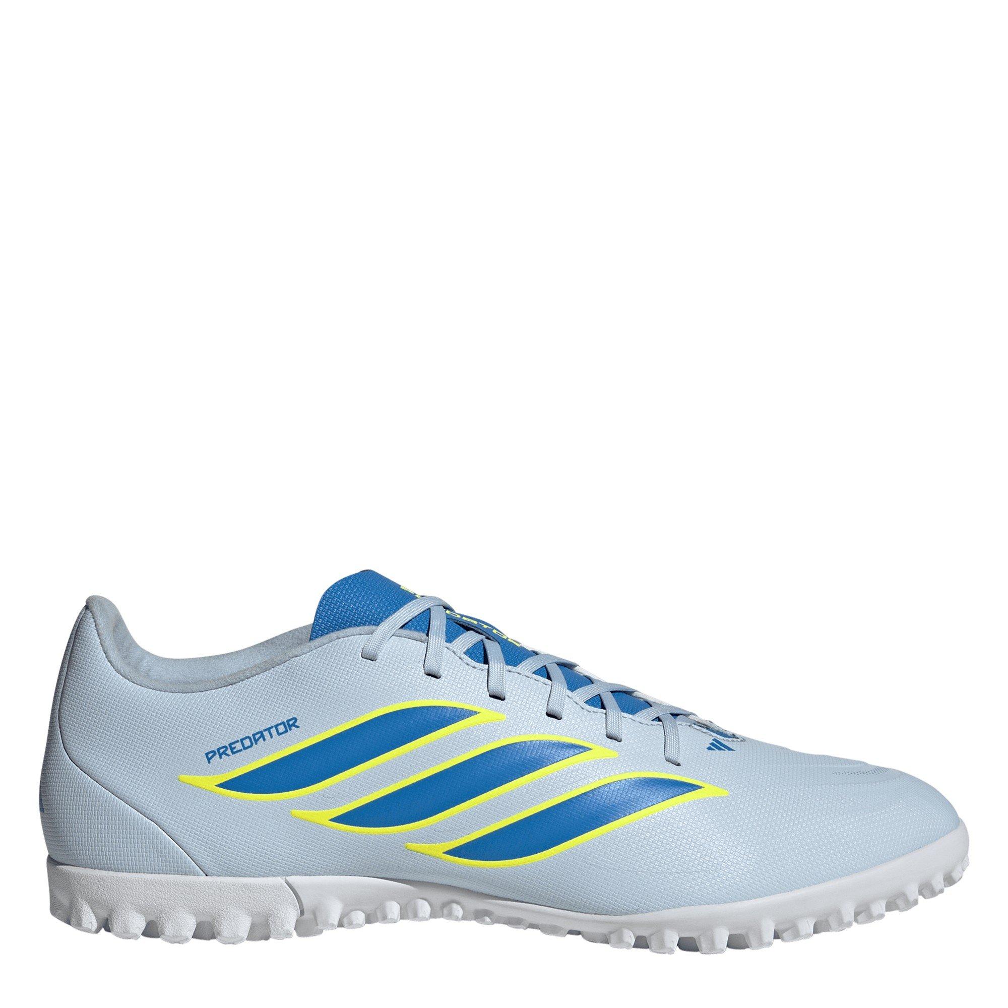 Adidas Men's Predator Club Astro Turf Football Boots - Blue/Yellow - 6 (39.3)