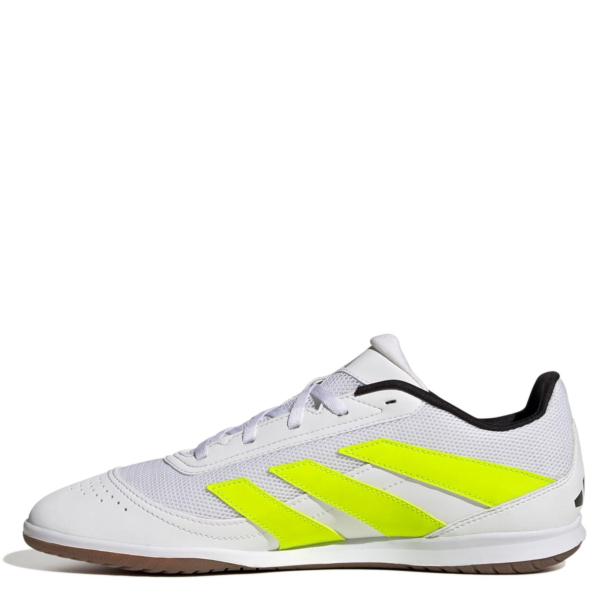 Wht/Lemon/Blk - adidas - Predator Club Sala Indoor Football Boots - 2
