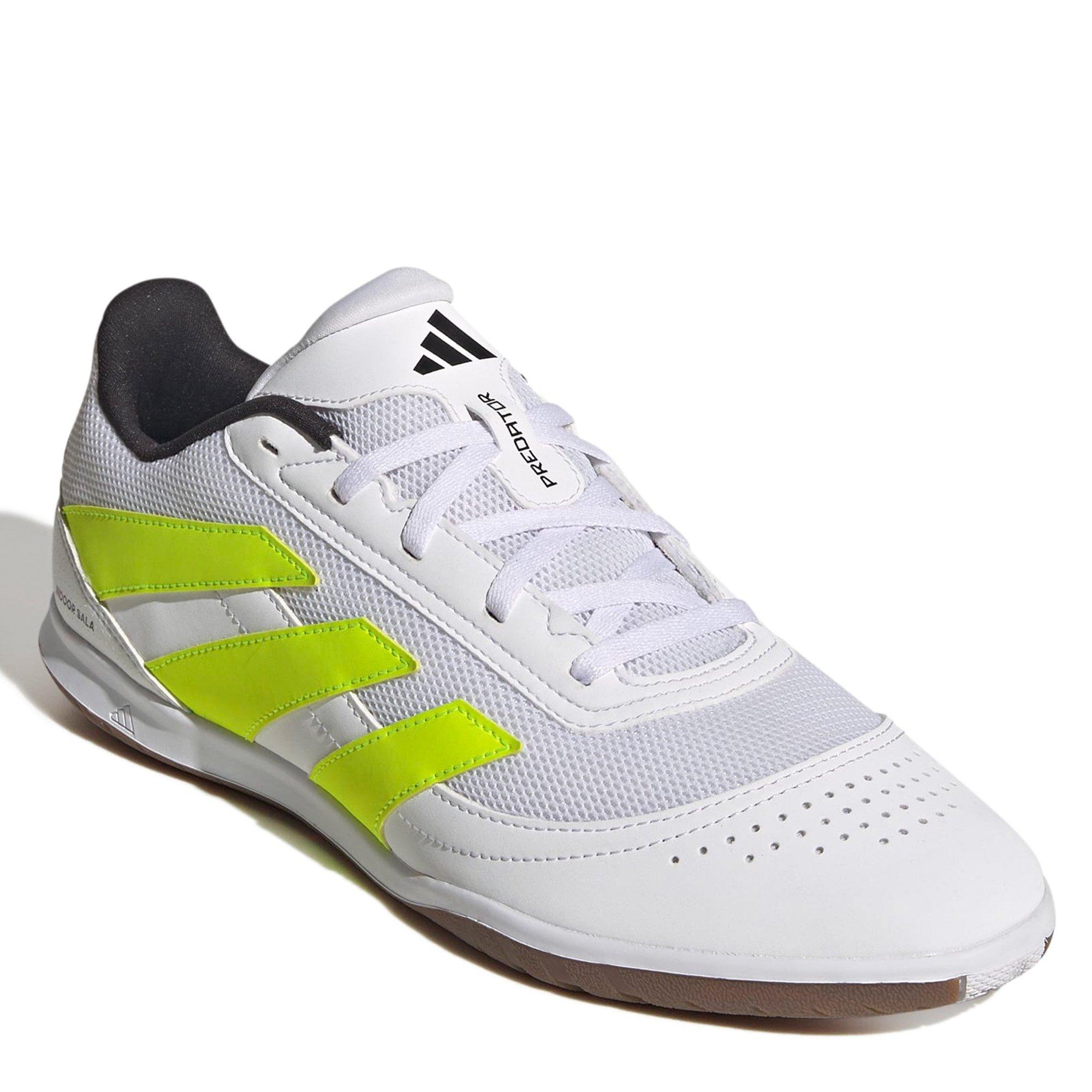 Wht/Lemon/Blk - adidas - Predator Club Sala Indoor Football Boots - 5