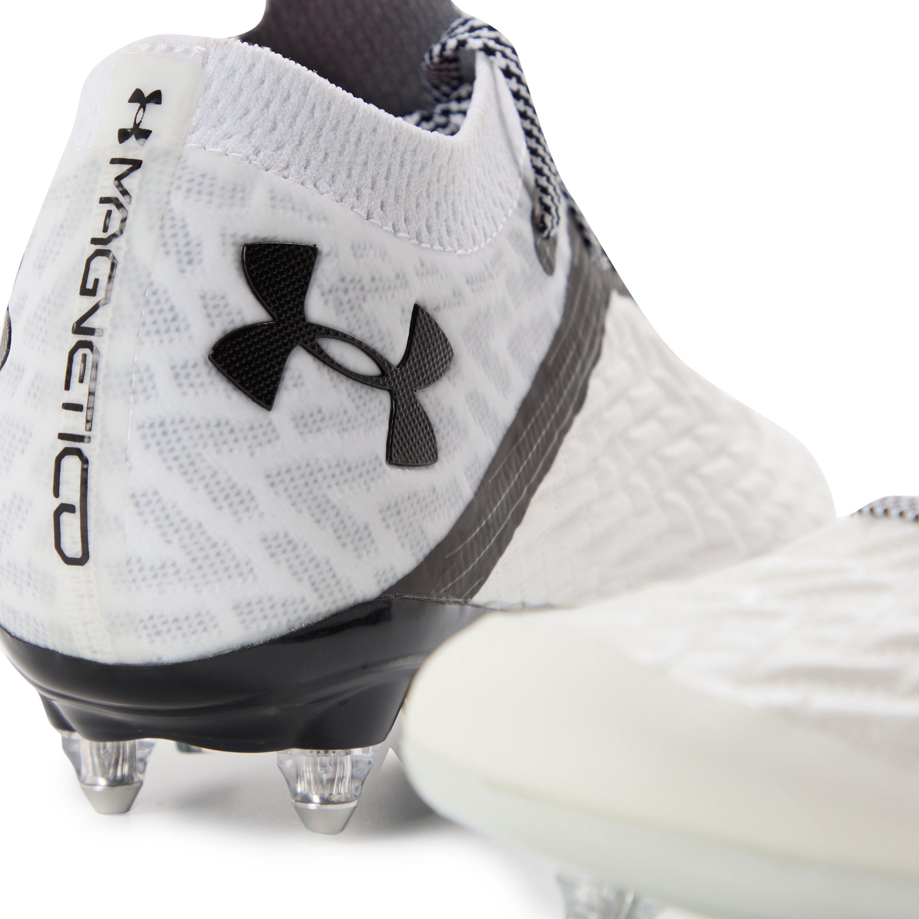 White - Under Armour - Men's Clone Magnetic Astro Turf Football Boots - 3