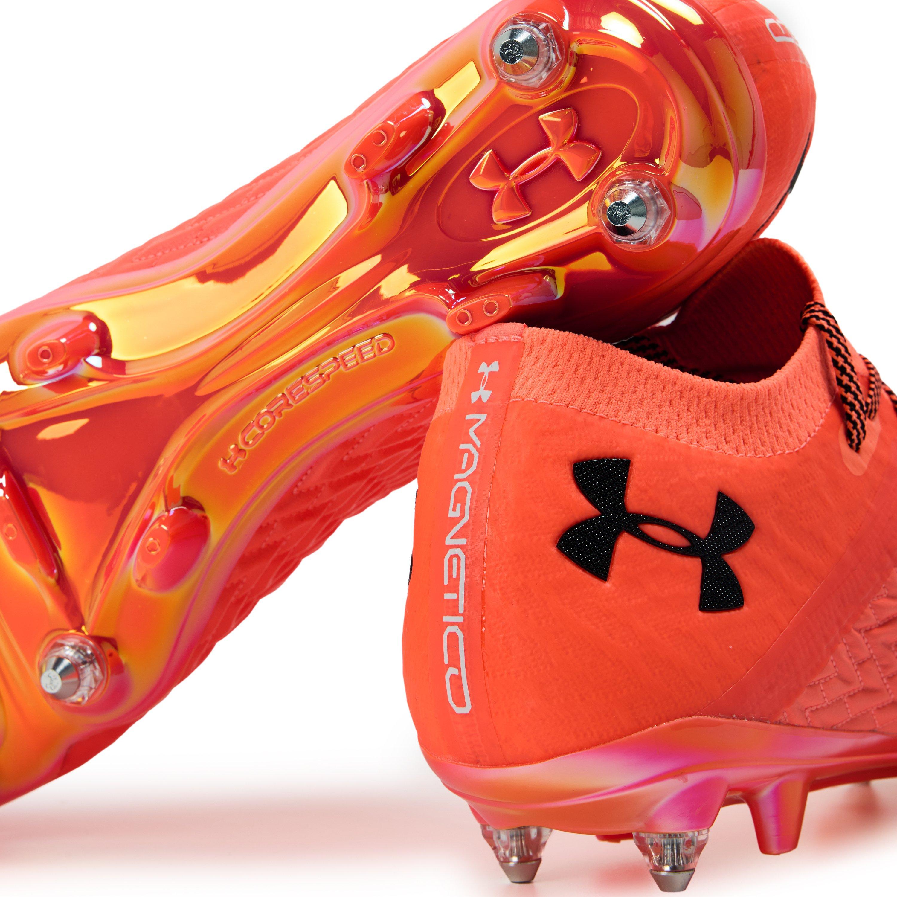 Orange - Under Armour - Men's Clone Magnetic Astro Turf Football Boots - 4