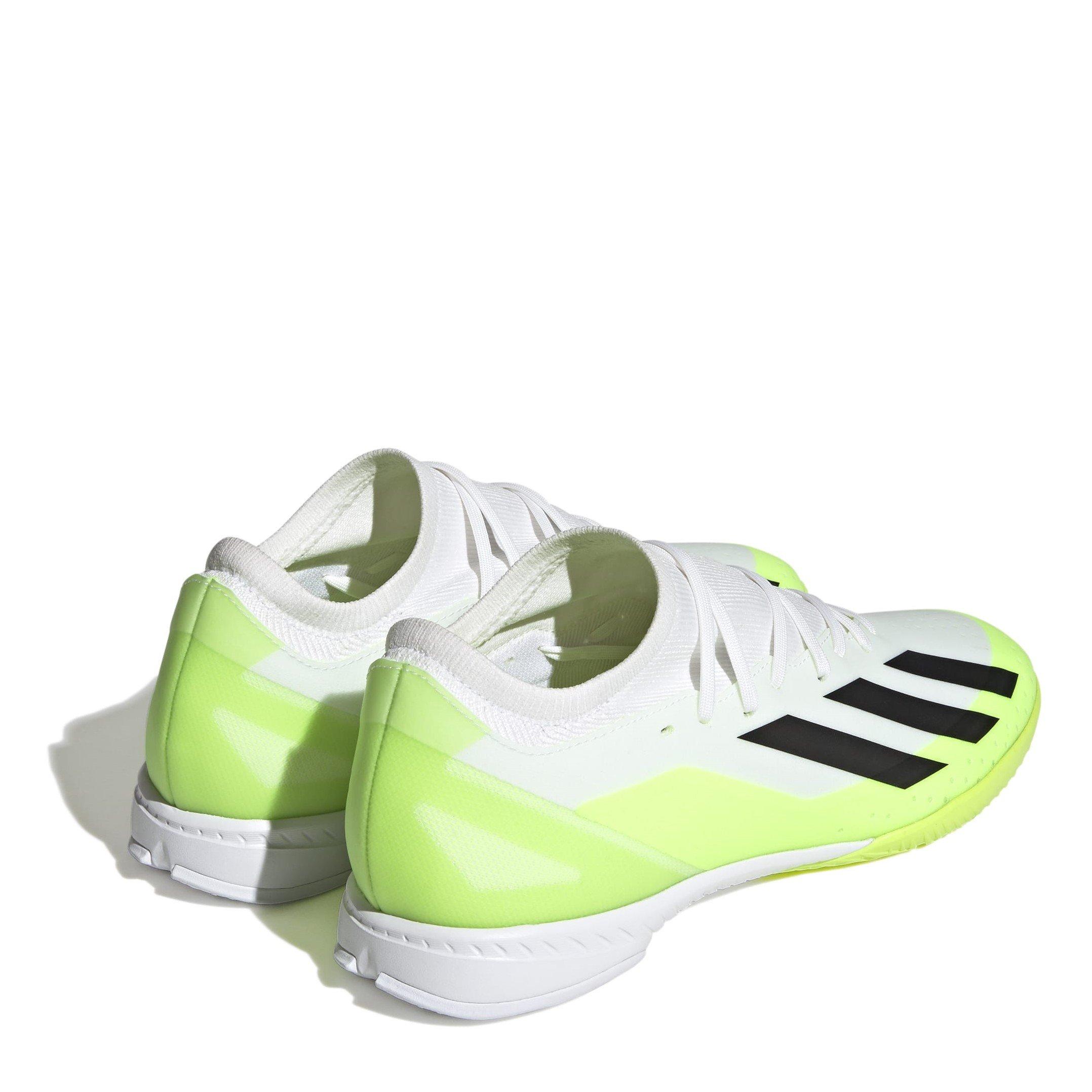 Wht/Blk/Luc - adidas - X Crazyfast League Indoor Football Boots - 4