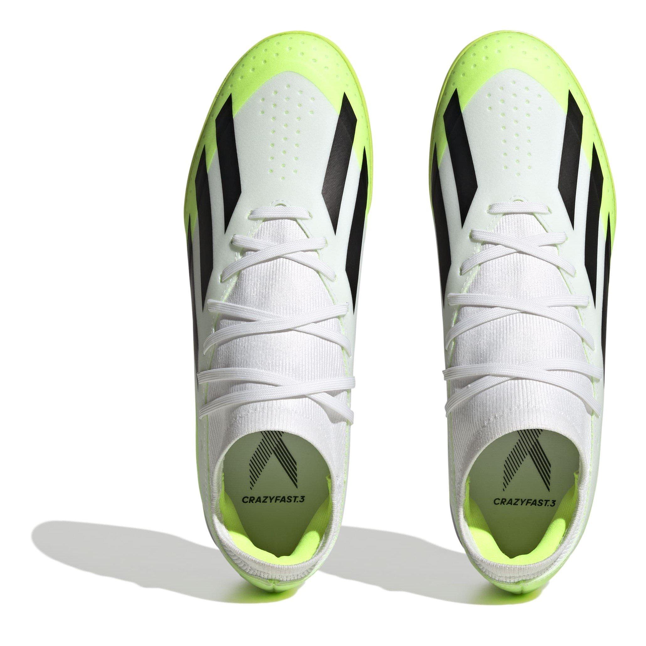 Wht/Blk/Luc - adidas - X Crazyfast League Indoor Football Boots - 5