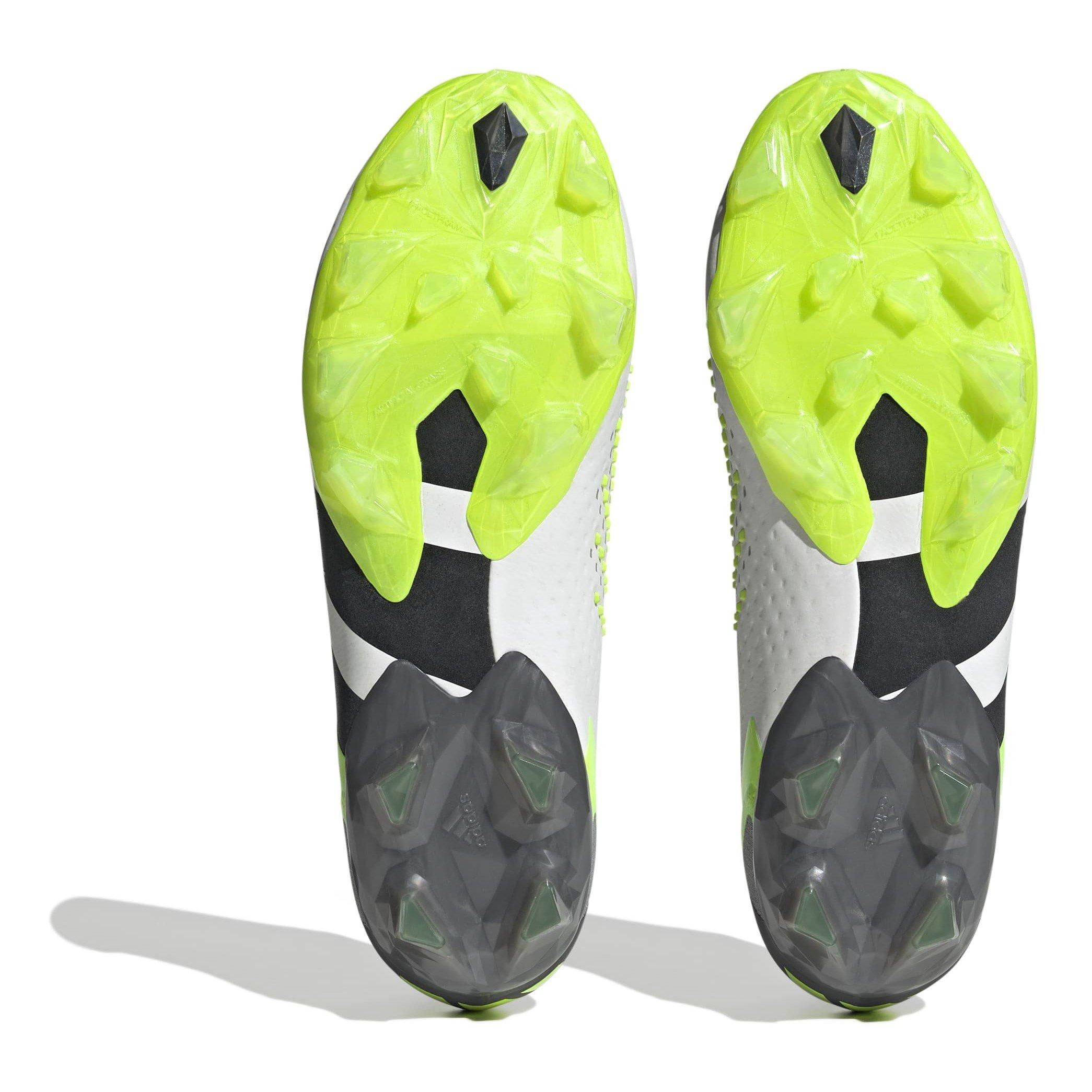 Weiß/Schwarz/Zitrone - adidas - Predator Accuracy.1 Low Artificial Grass Boots - 6