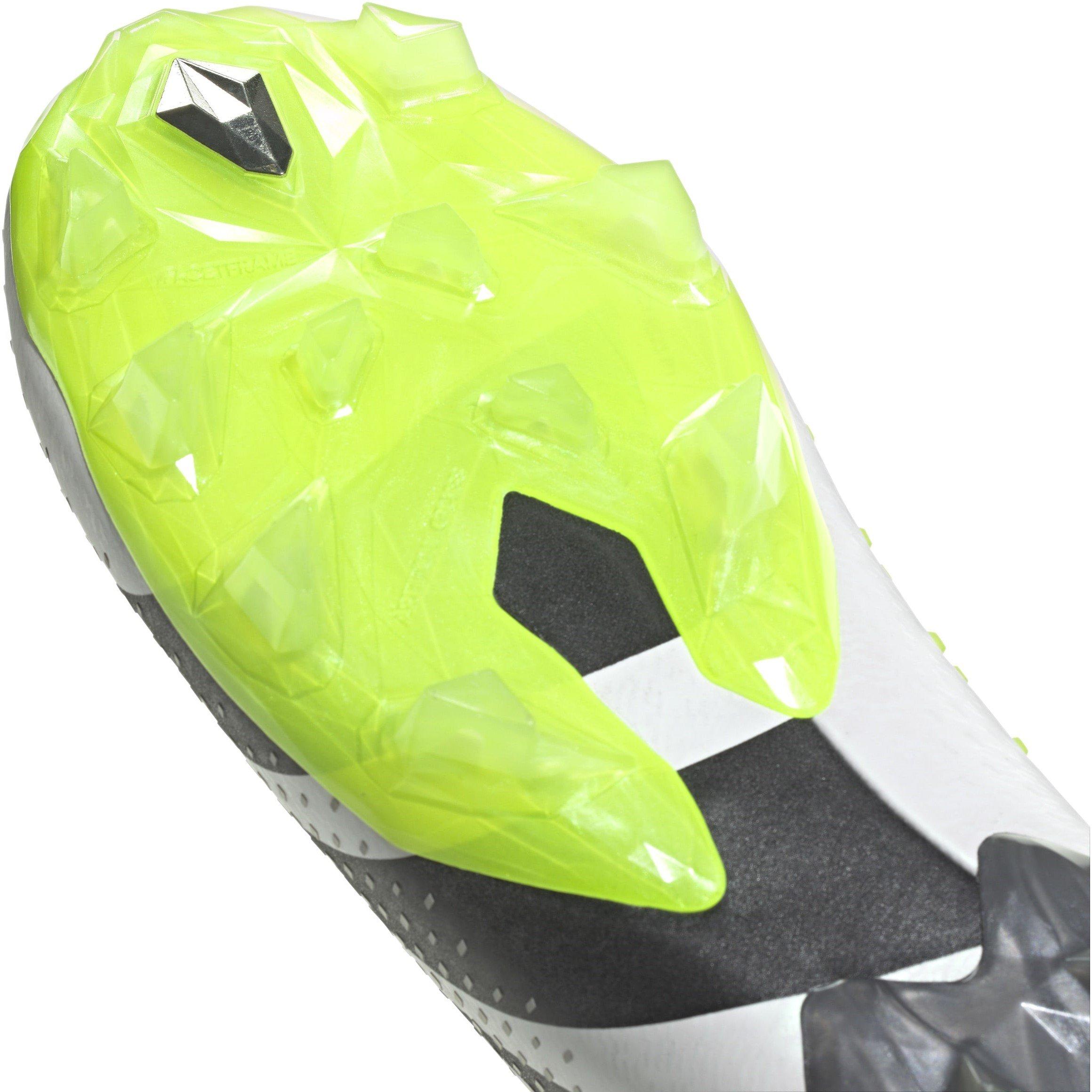 Weiß/Schwarz/Zitrone - adidas - Predator Accuracy.1 Low Artificial Grass Boots - 7