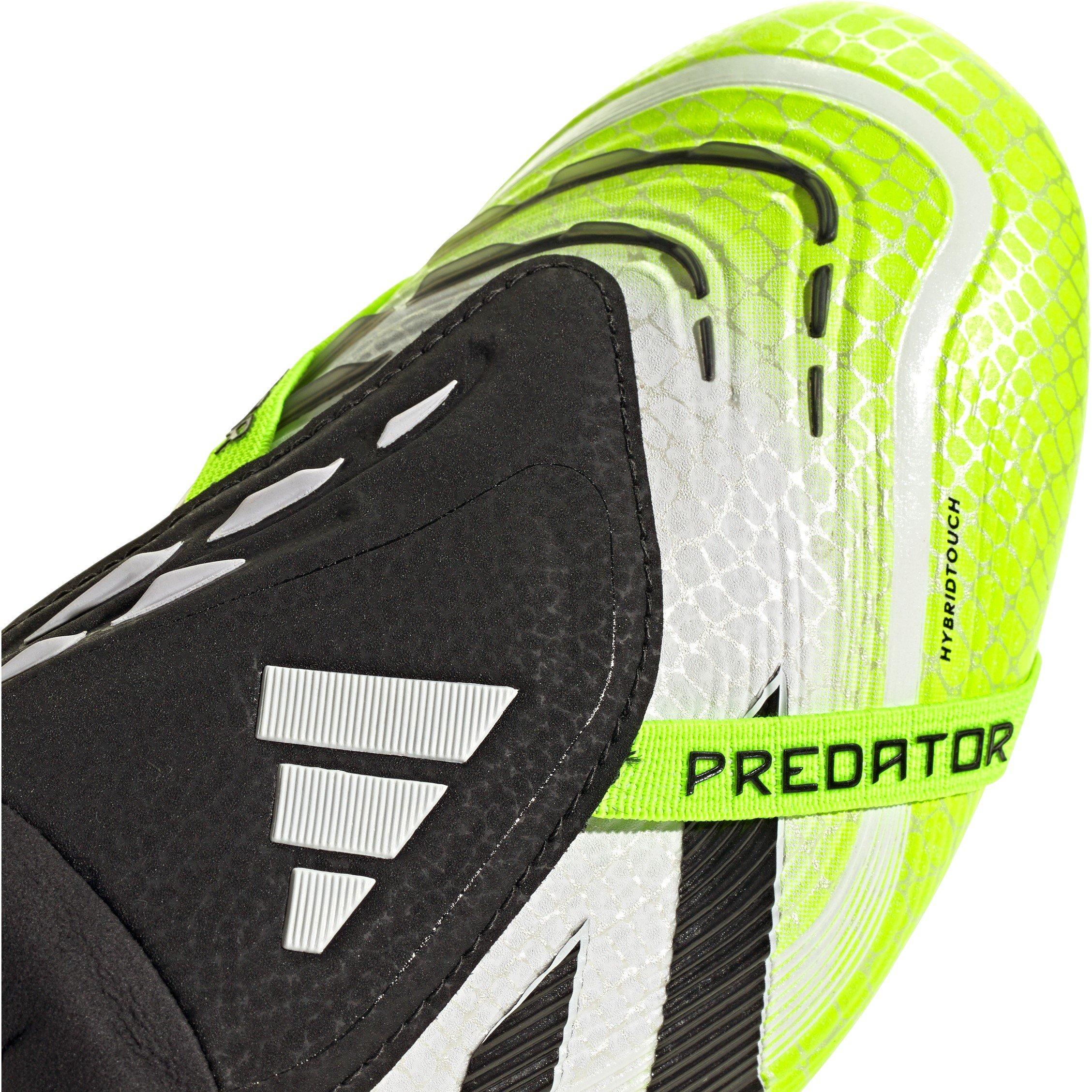 Weiß/Schwarz/Zitrone - adidas - Predator Fold-Over Tongue Mens Astro Turf Football Boots - 7