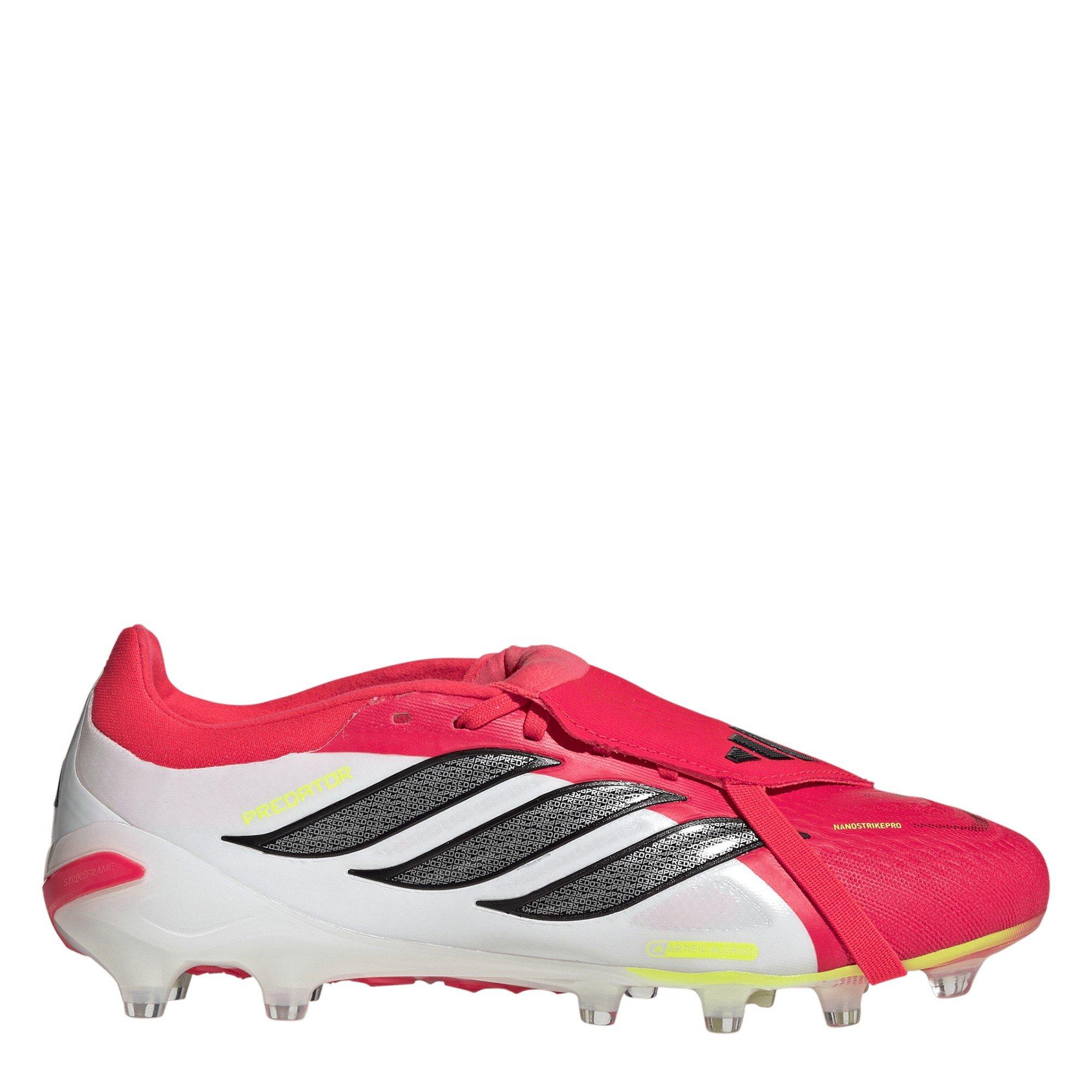 Red/Black/White - adidas - Mens adidas Predator Pro Fold-Over Tongue Astro Turf Football Boots - 1