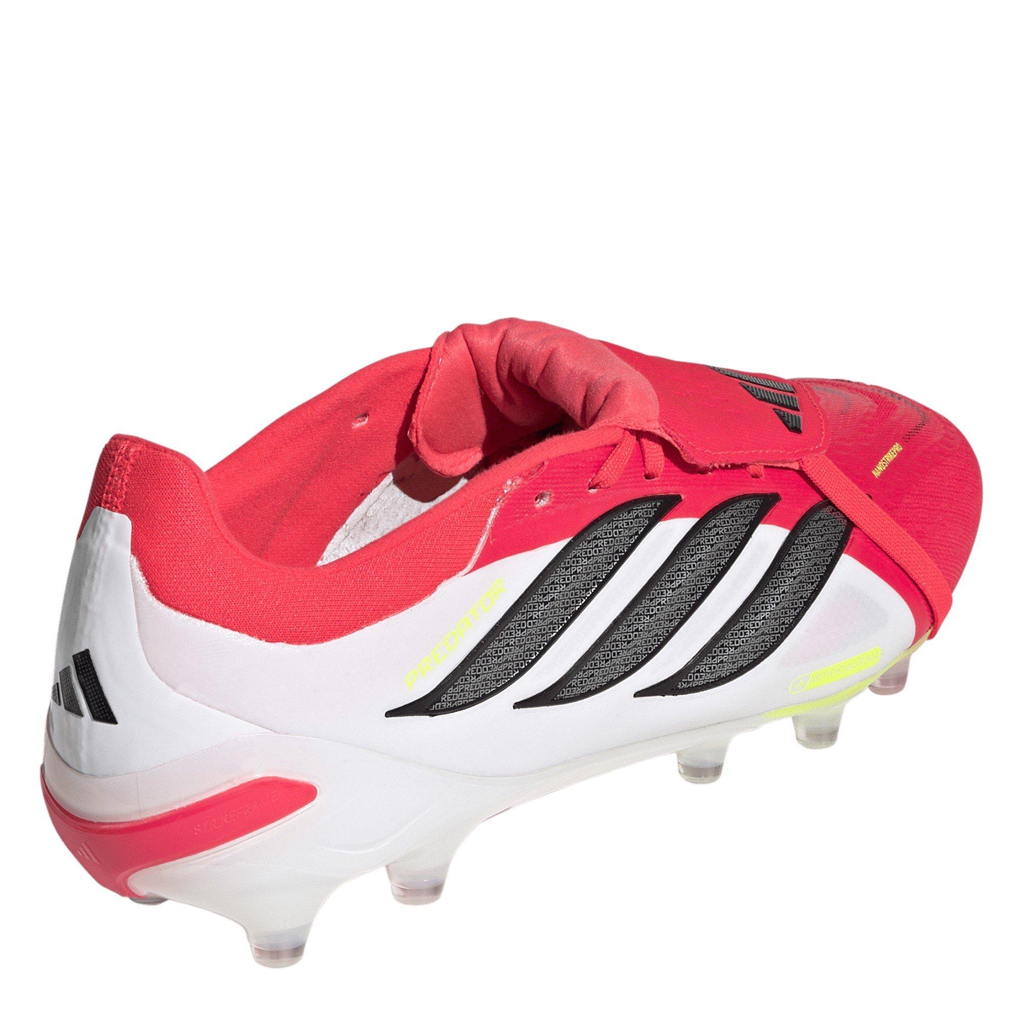 Rood/Zwart/Wit - adidas - Mens adidas Predator Pro Fold-Over Tongue Astro Turf Football Boots - 4