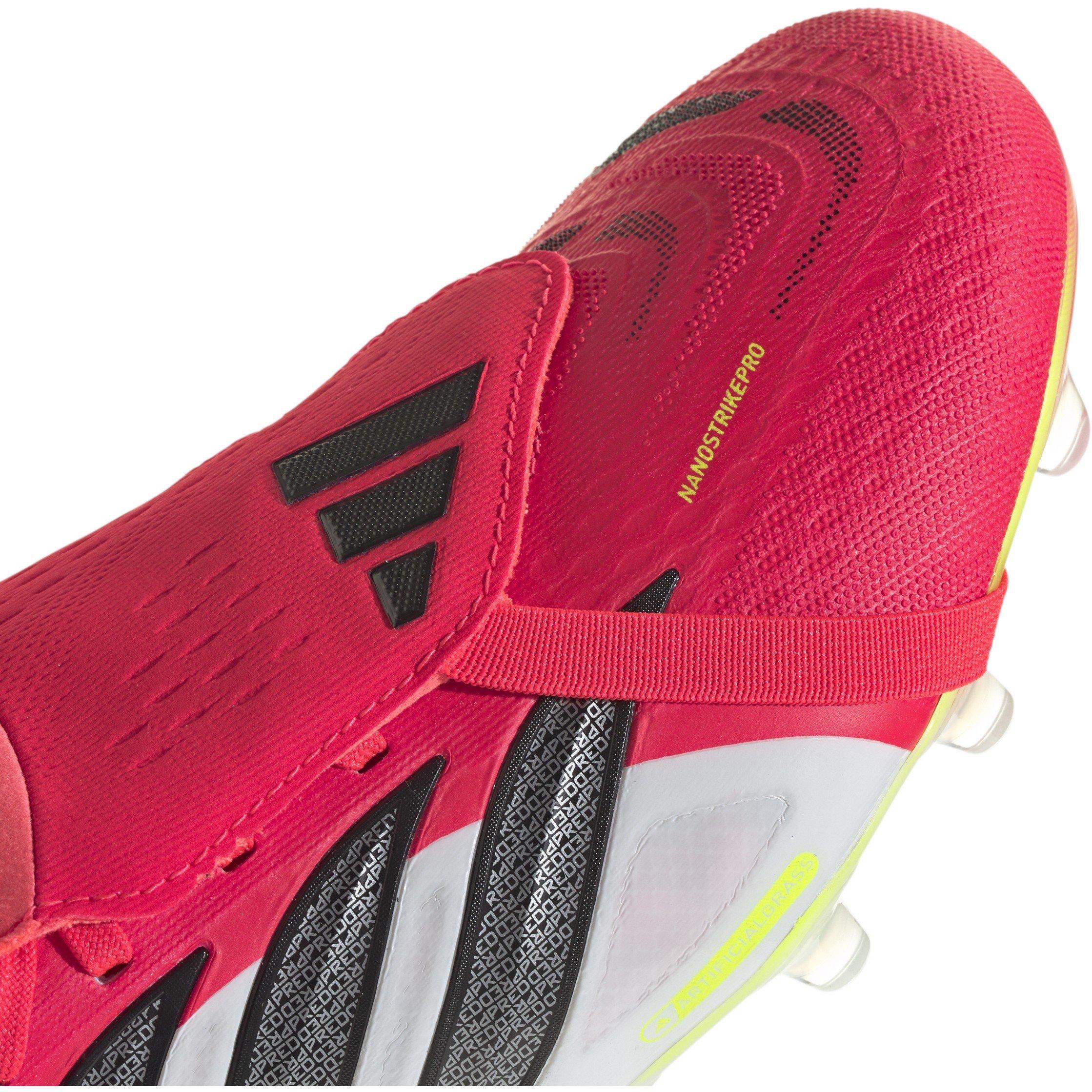 Rood/Zwart/Wit - adidas - Mens adidas Predator Pro Fold-Over Tongue Astro Turf Football Boots - 8