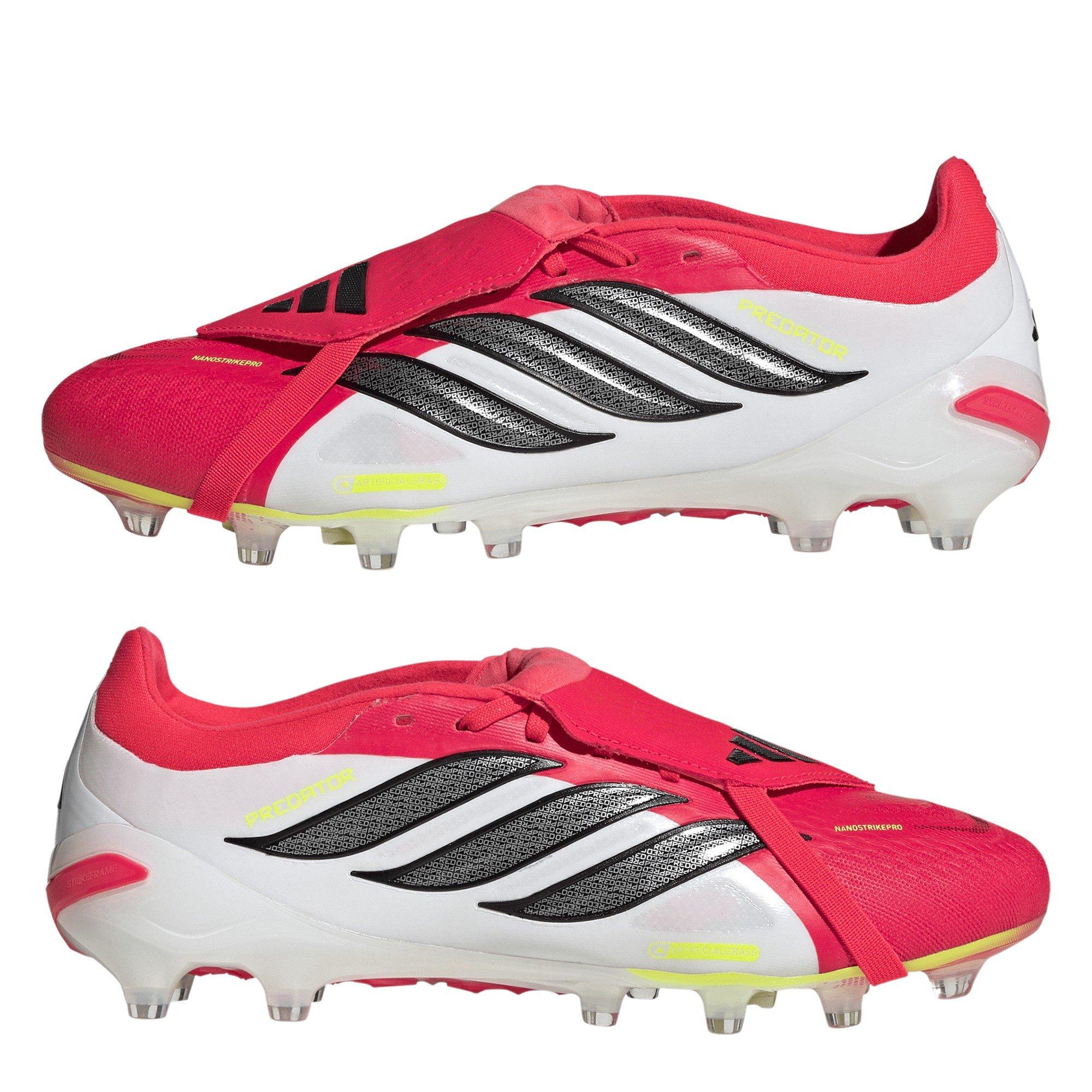 Rood/Zwart/Wit - adidas - Mens adidas Predator Pro Fold-Over Tongue Astro Turf Football Boots - 9
