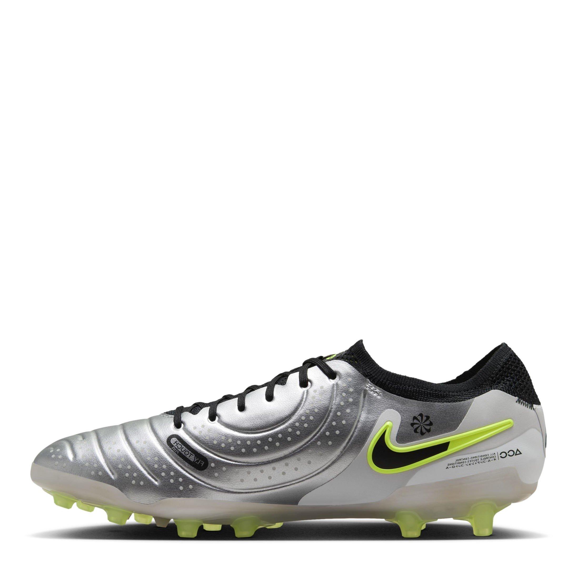 Argento/Voltio - Nike - Tiempo Legend 10 Elite Adults Artificial Ground Football Boots - 2