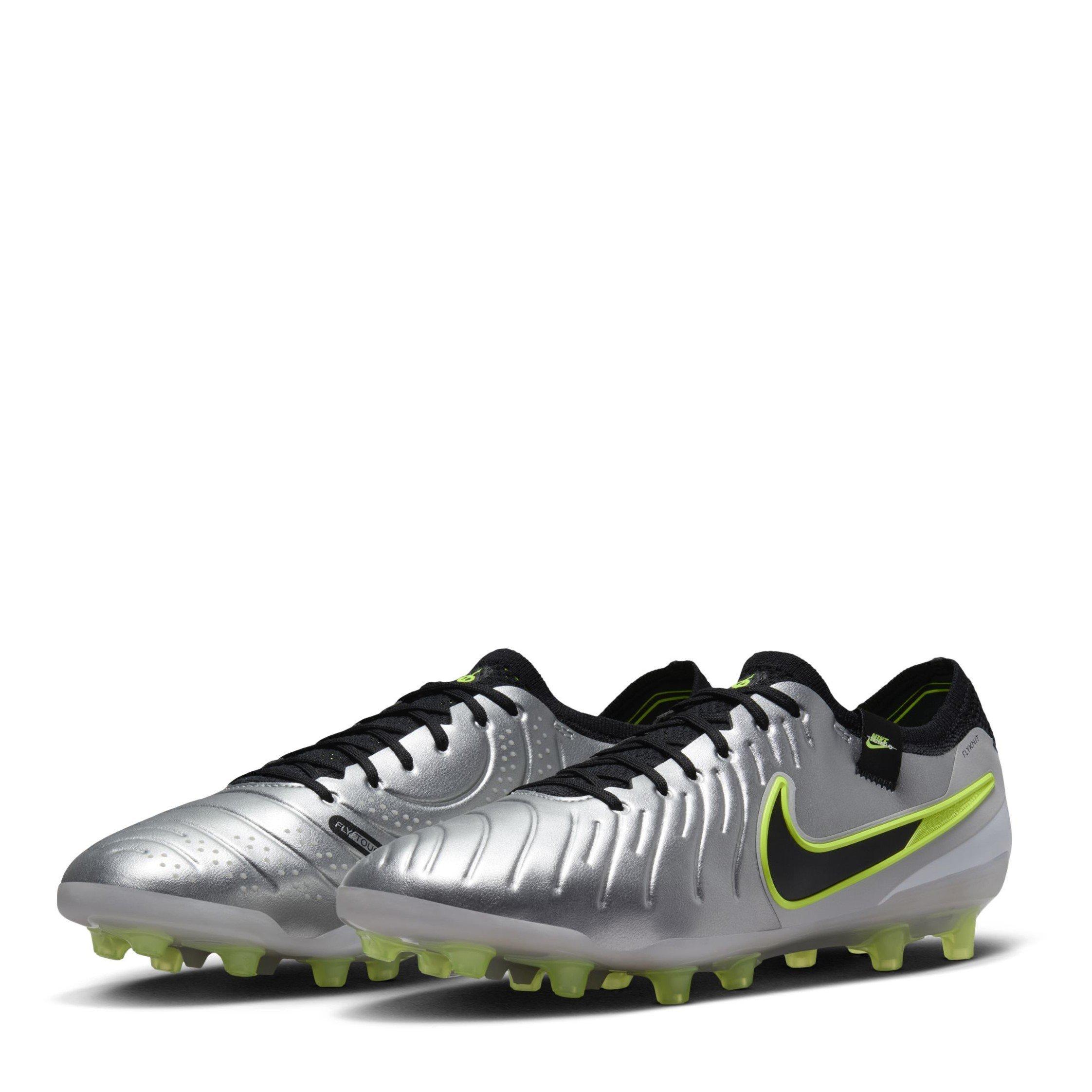 Argento/Voltio - Nike - Tiempo Legend 10 Elite Adults Artificial Ground Football Boots - 4