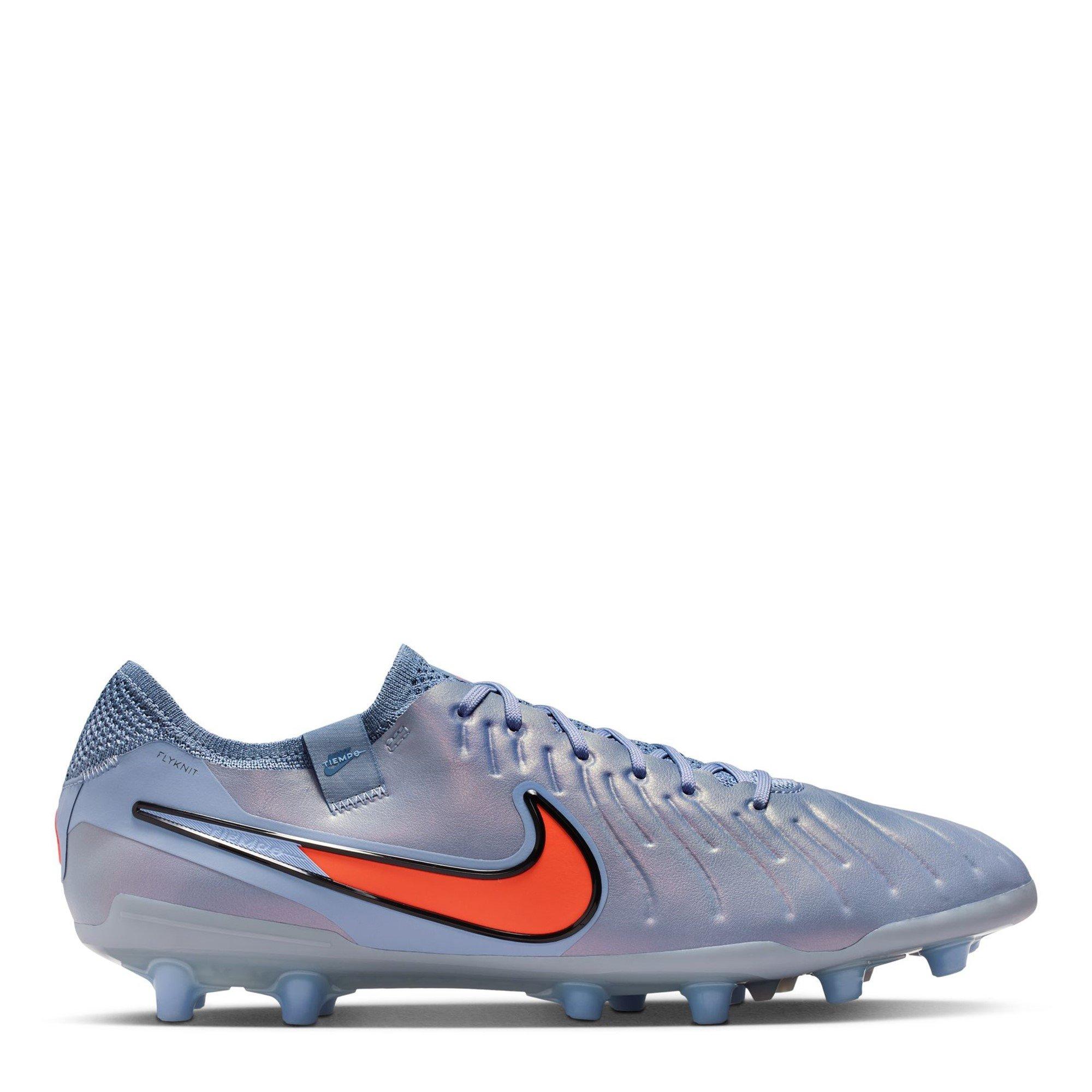 Nike Men's Tiempo Legend 10 Elite Adults Artificial Ground Football Boots - Blue/Black - 6.5 (40.5)