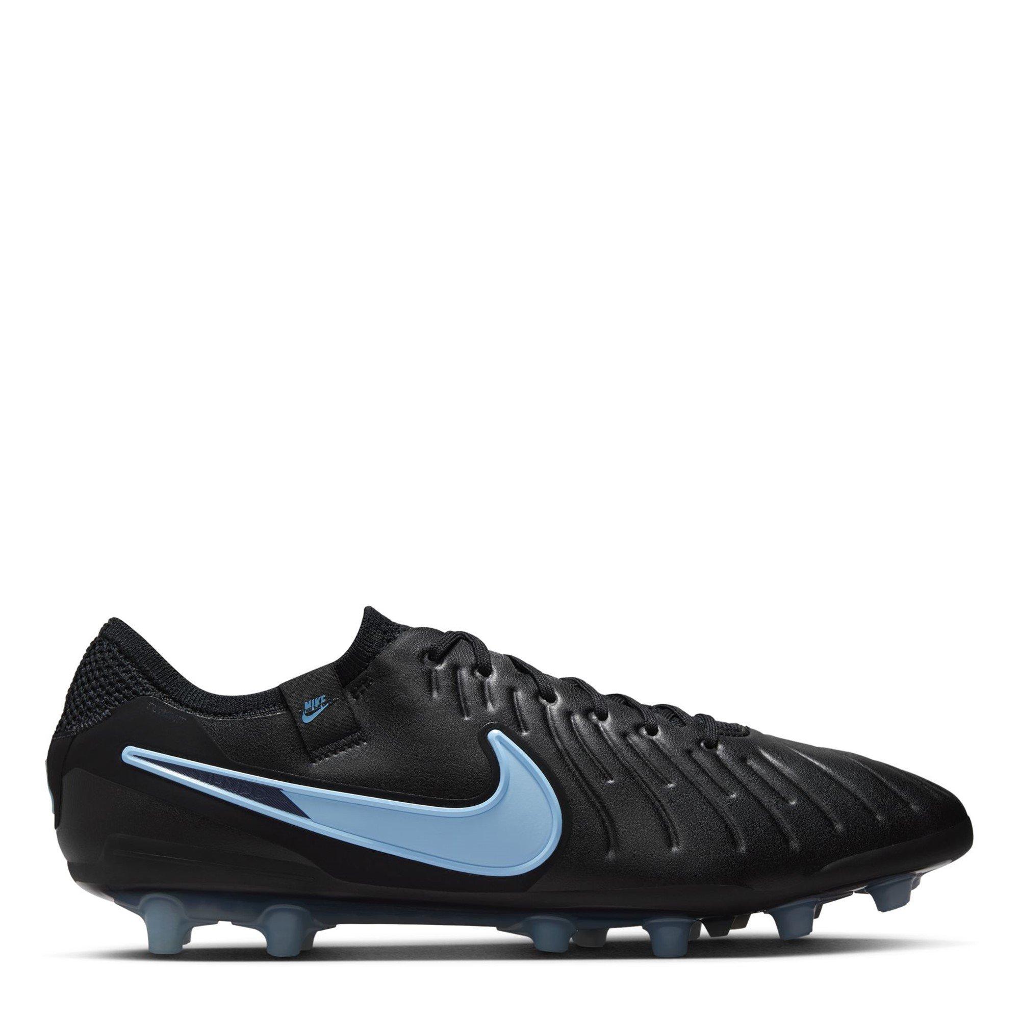 Nike Men's Tiempo Legend 10 Elite Adults Artificial Ground Football Boots - Black/Black - 6 (39)