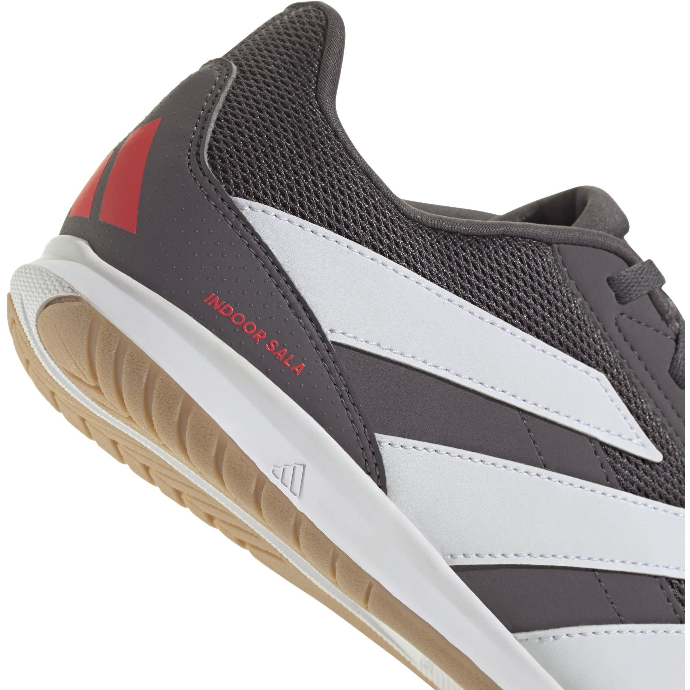 Grey/White/Red - adidas - Predator Club Football Boots Indoor Sala Mens - 8