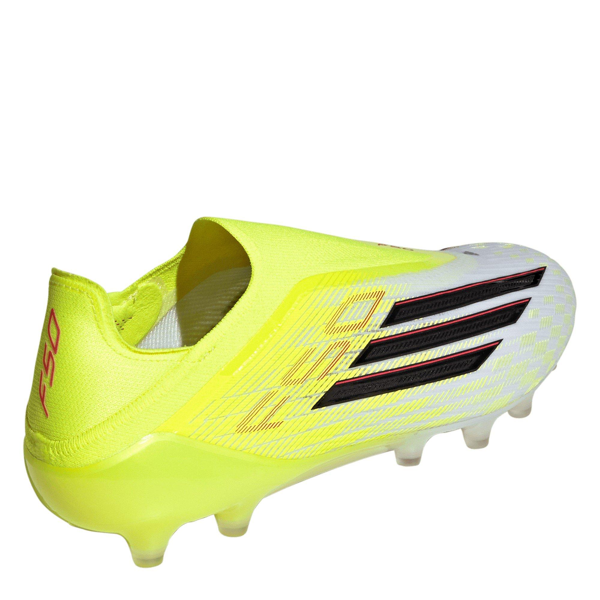 Yellow/Blck/Red - adidas - Unisex Adults Elite Astro Turf Football Boots - 4