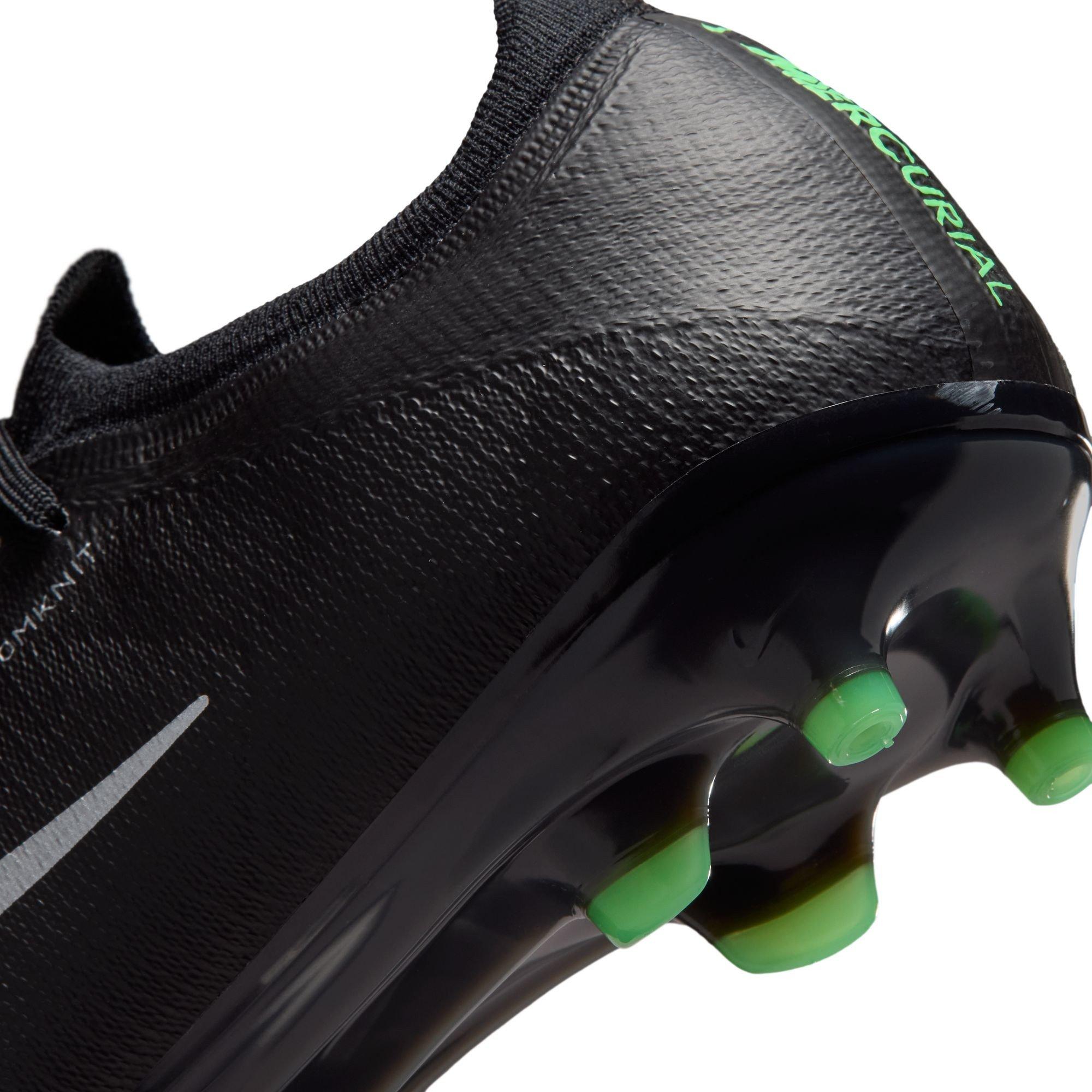 Black/Green - Nike - Nike Air Zoom Mercurial Vapor Elite Adults Artificial Ground Football Boots - 8