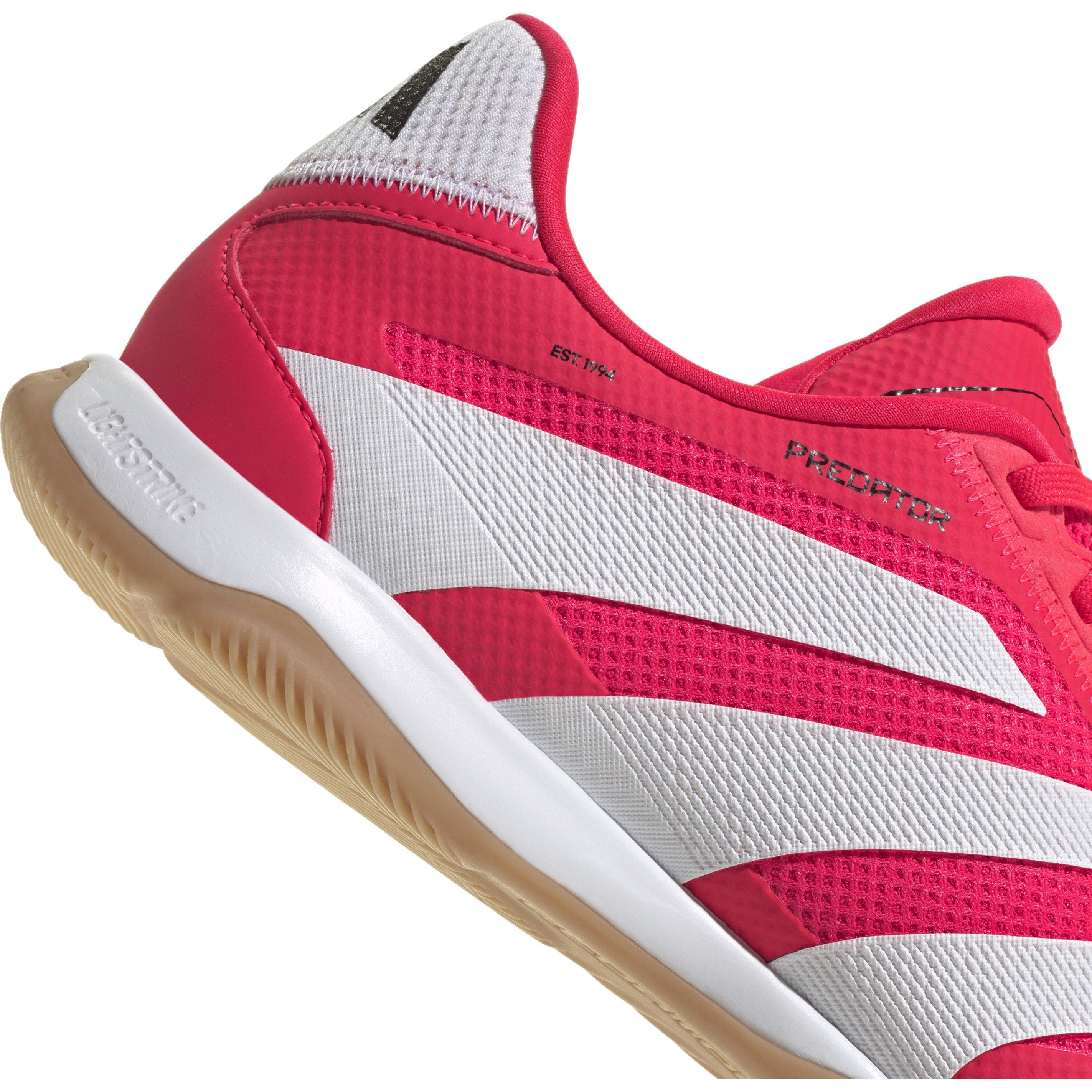 Lucid Red/ Whit - adidas - Adults Predator League Mesh Indoor Football Boots - 7