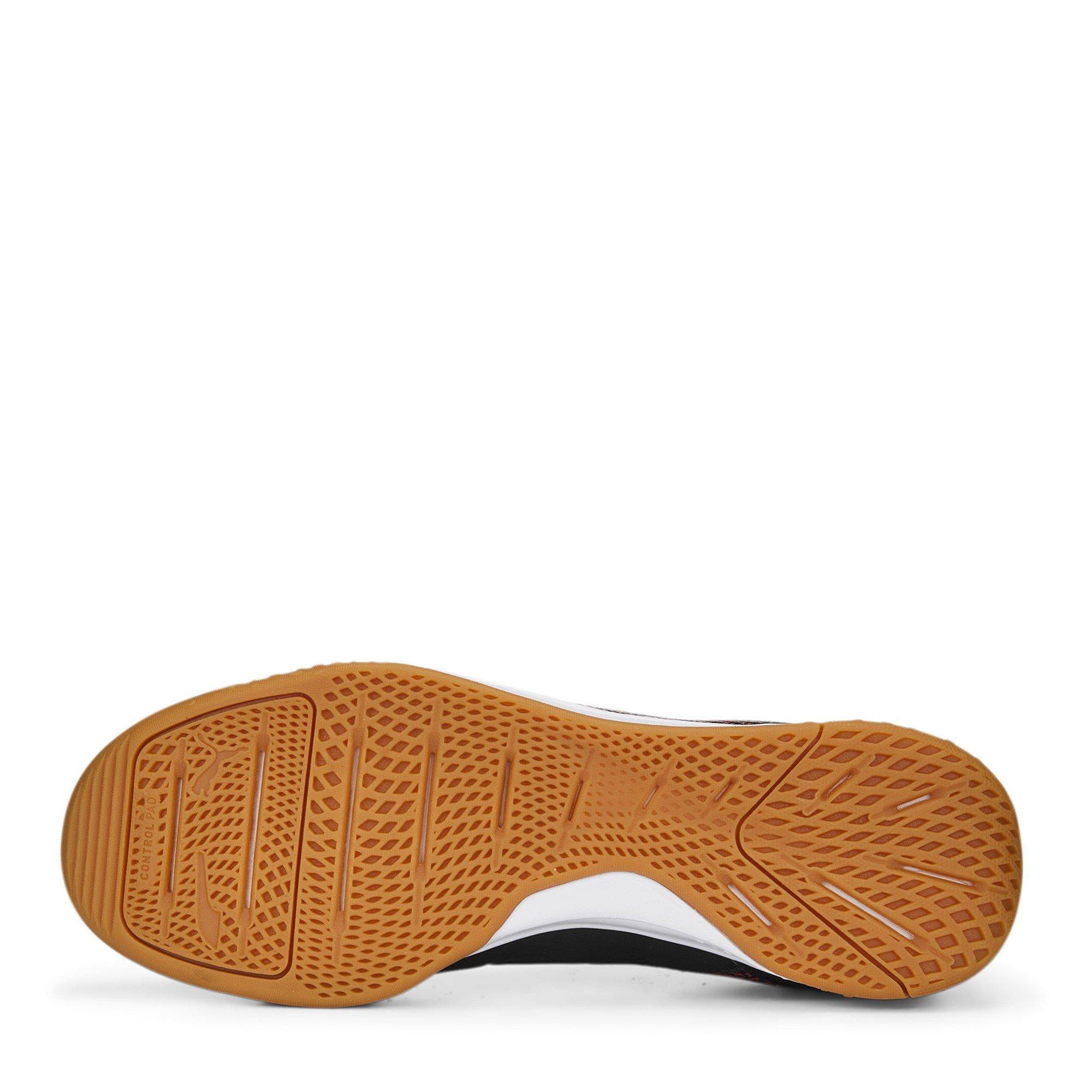 Zwart/Rood/Kauwgom - Puma - Ibero III Indoor Football Trainers Mens - 3