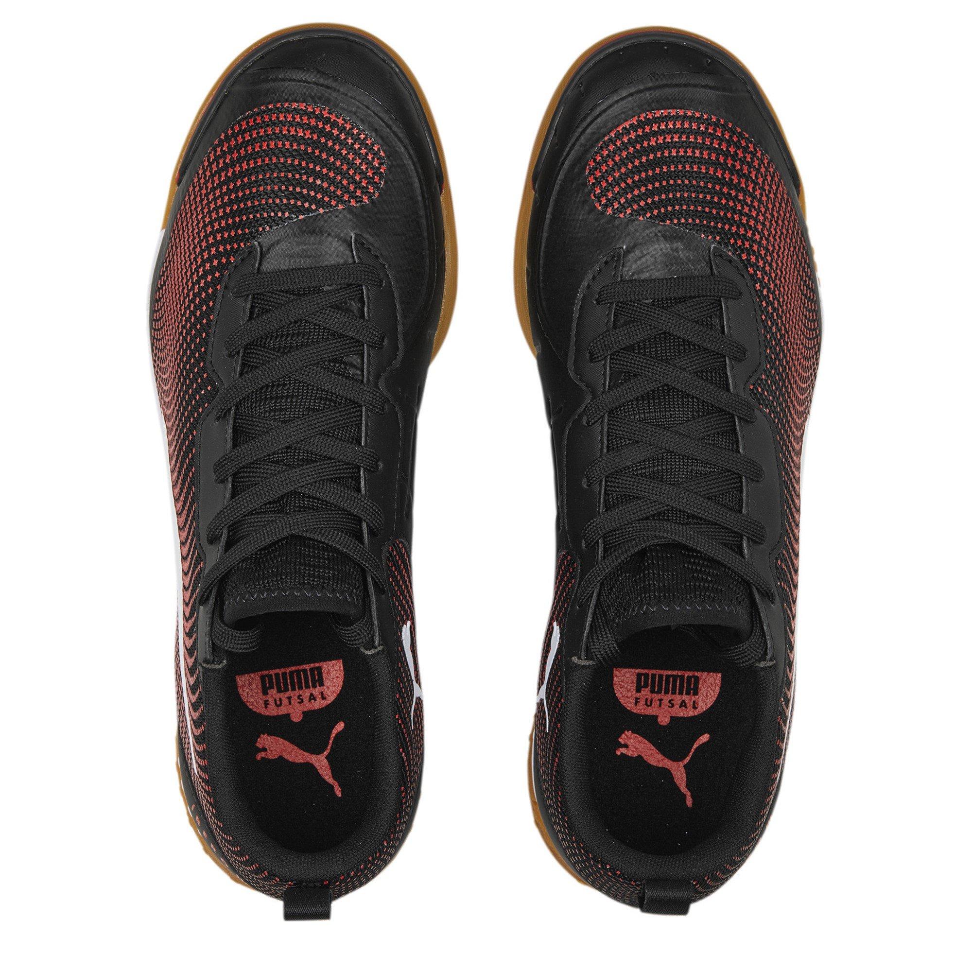 Zwart/Rood/Kauwgom - Puma - Ibero III Indoor Football Trainers Mens - 6