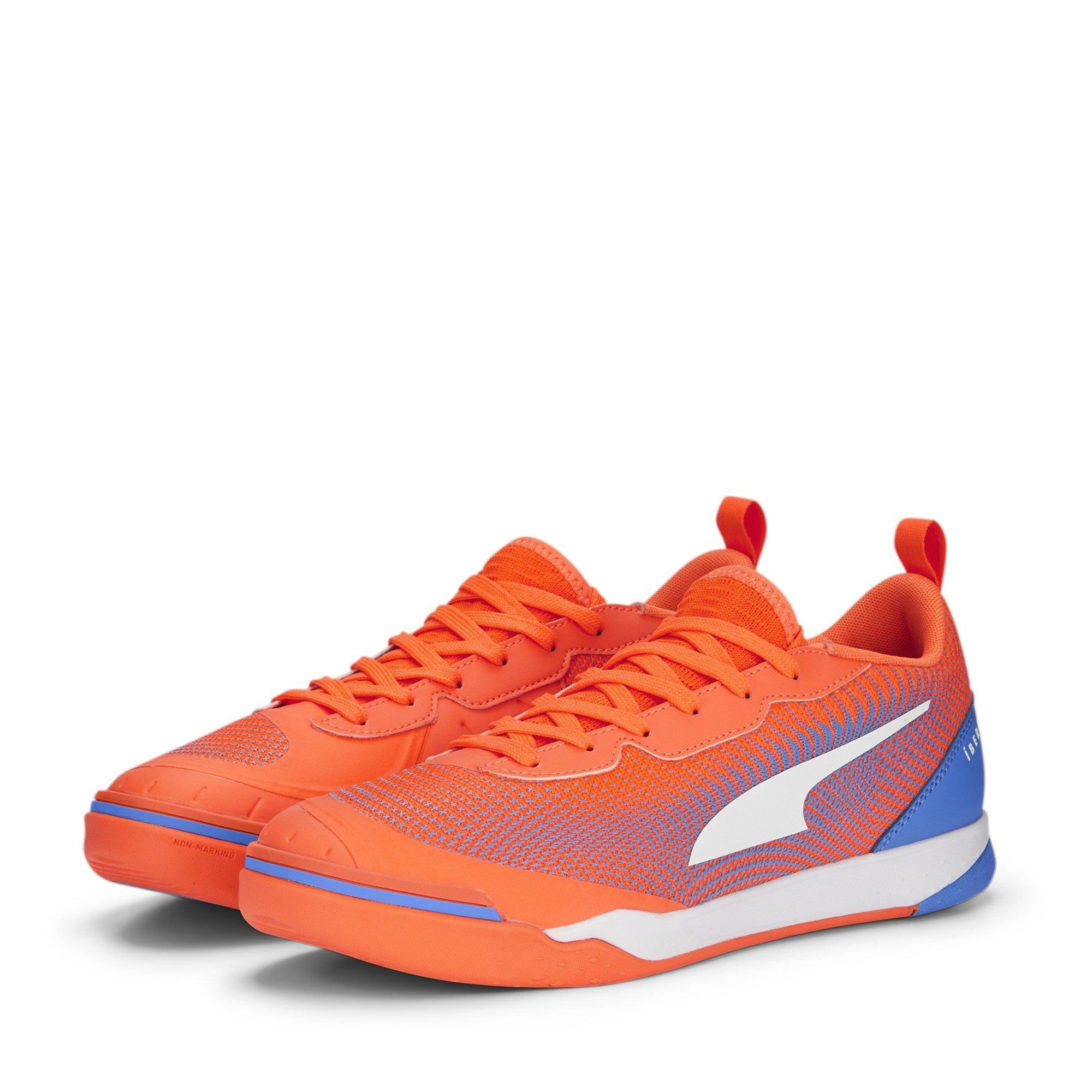Orange/Weiß - Puma - Ibero III Indoor Football Trainers Mens - 1