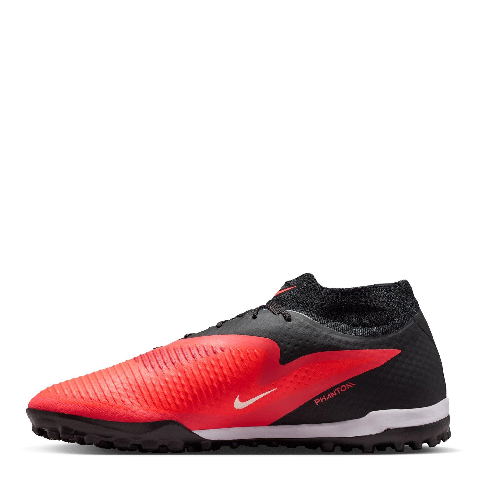 Crveno/Crno - Nike - Phantom 6 High Academy Adults Astro Turf Football Boots - 2