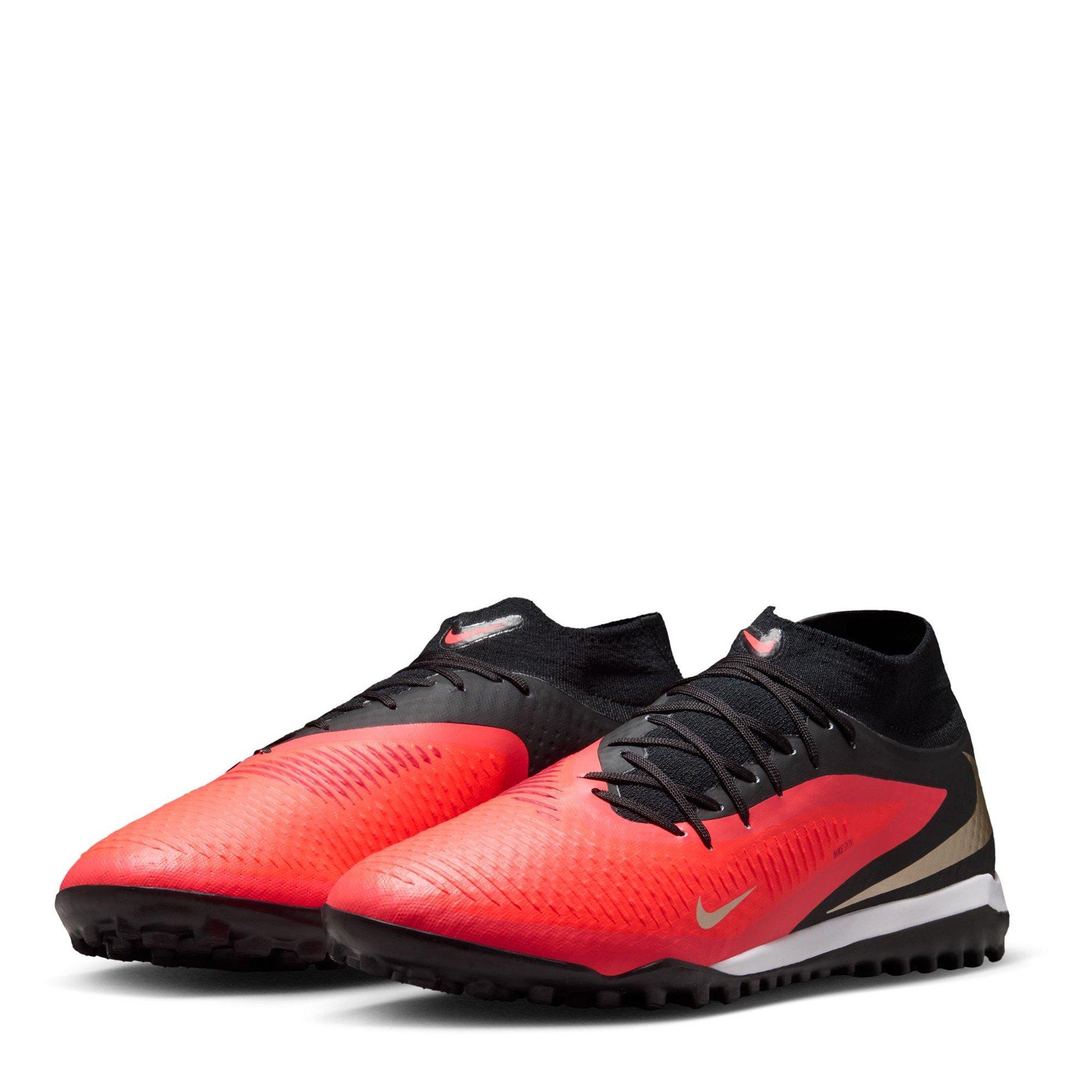 Crveno/Crno - Nike - Phantom 6 High Academy Adults Astro Turf Football Boots - 4